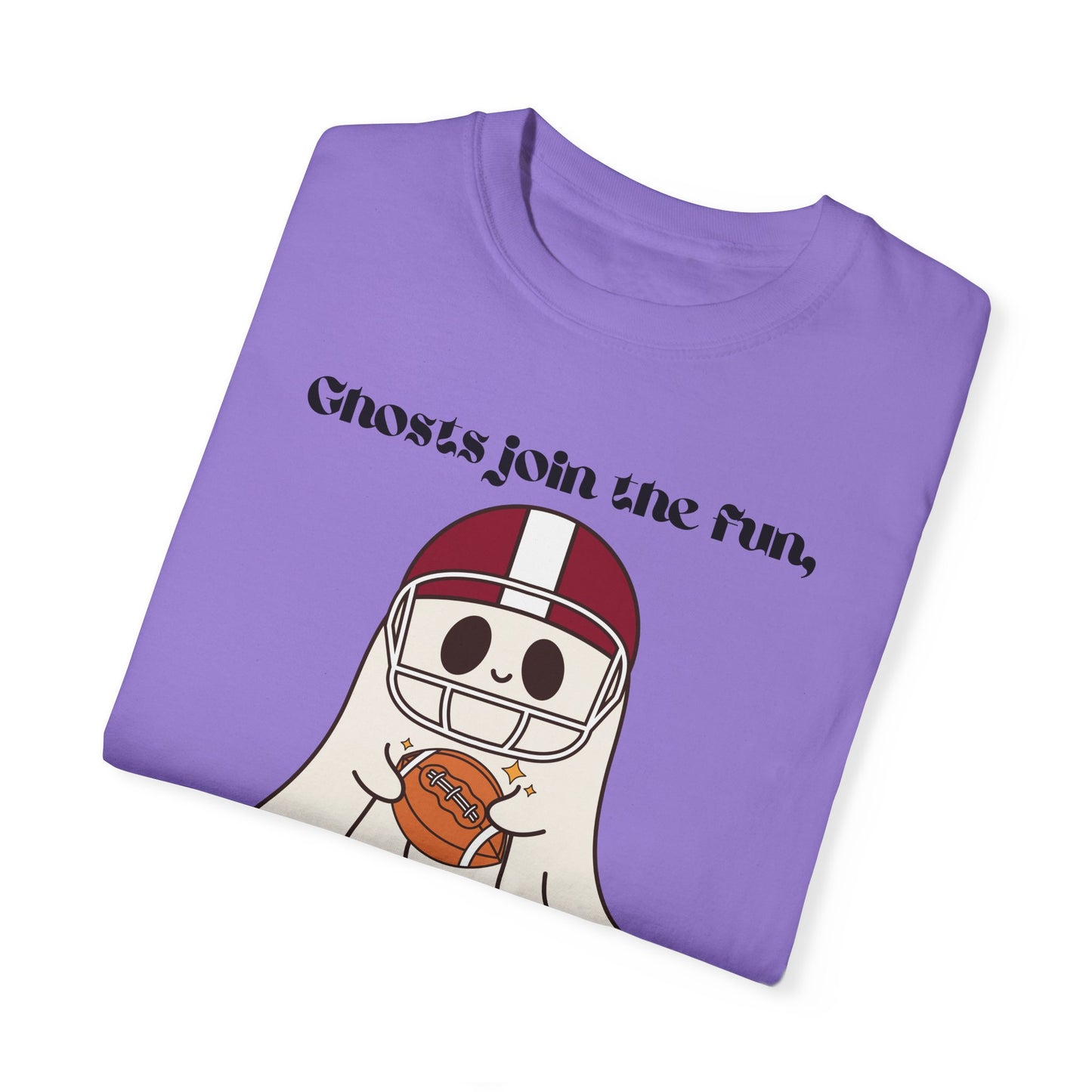 Ghost and Football - Unisex Garment-Dyed T-shirt