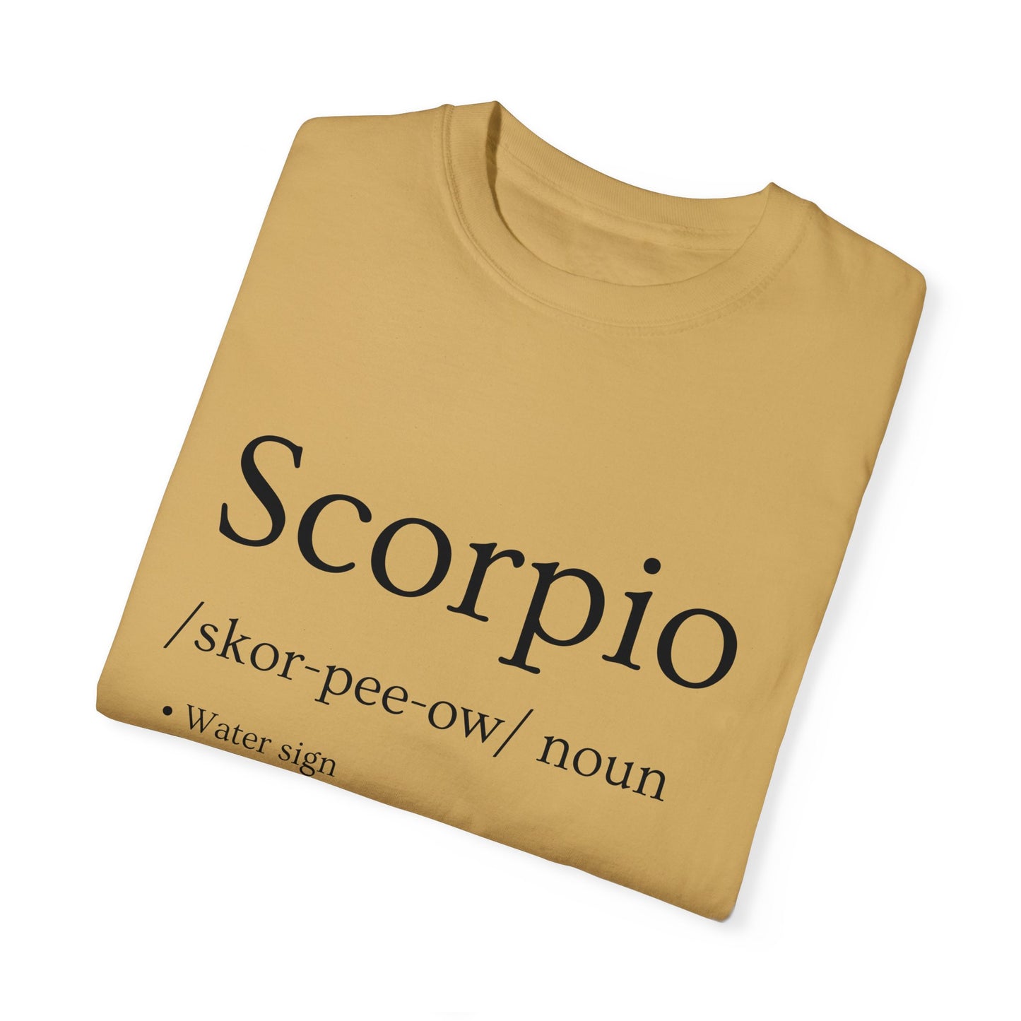Scorpio Definition Design - Unisex Garment-Dyed T-shirt