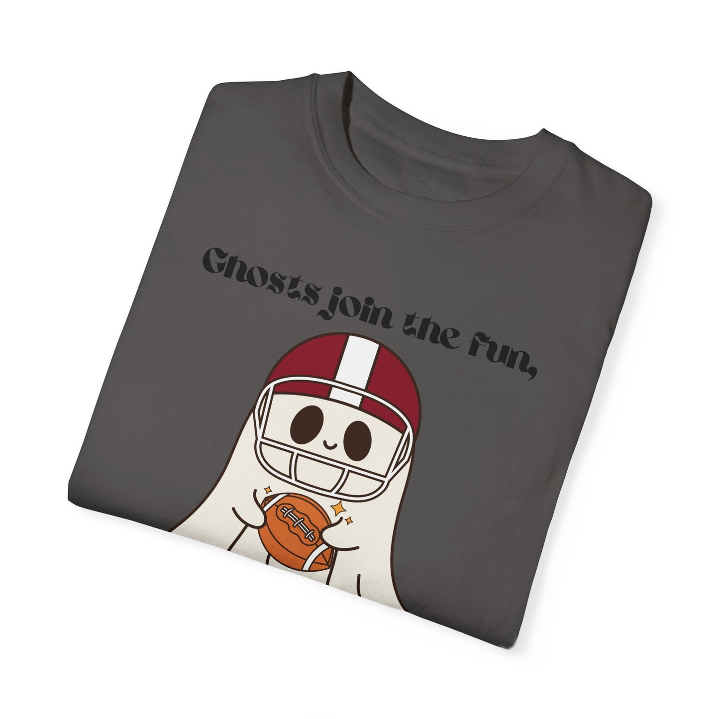 Ghost and Football - Unisex Garment-Dyed T-shirt