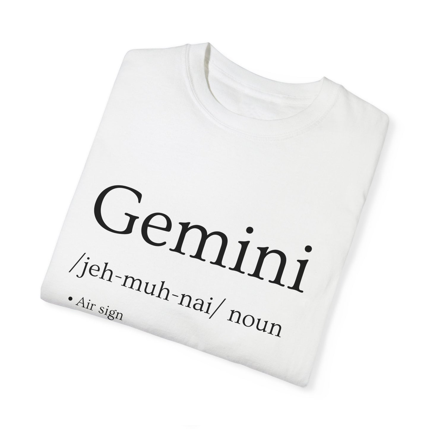 Gemini Definition Design - Unisex Garment-Dyed T-shirt
