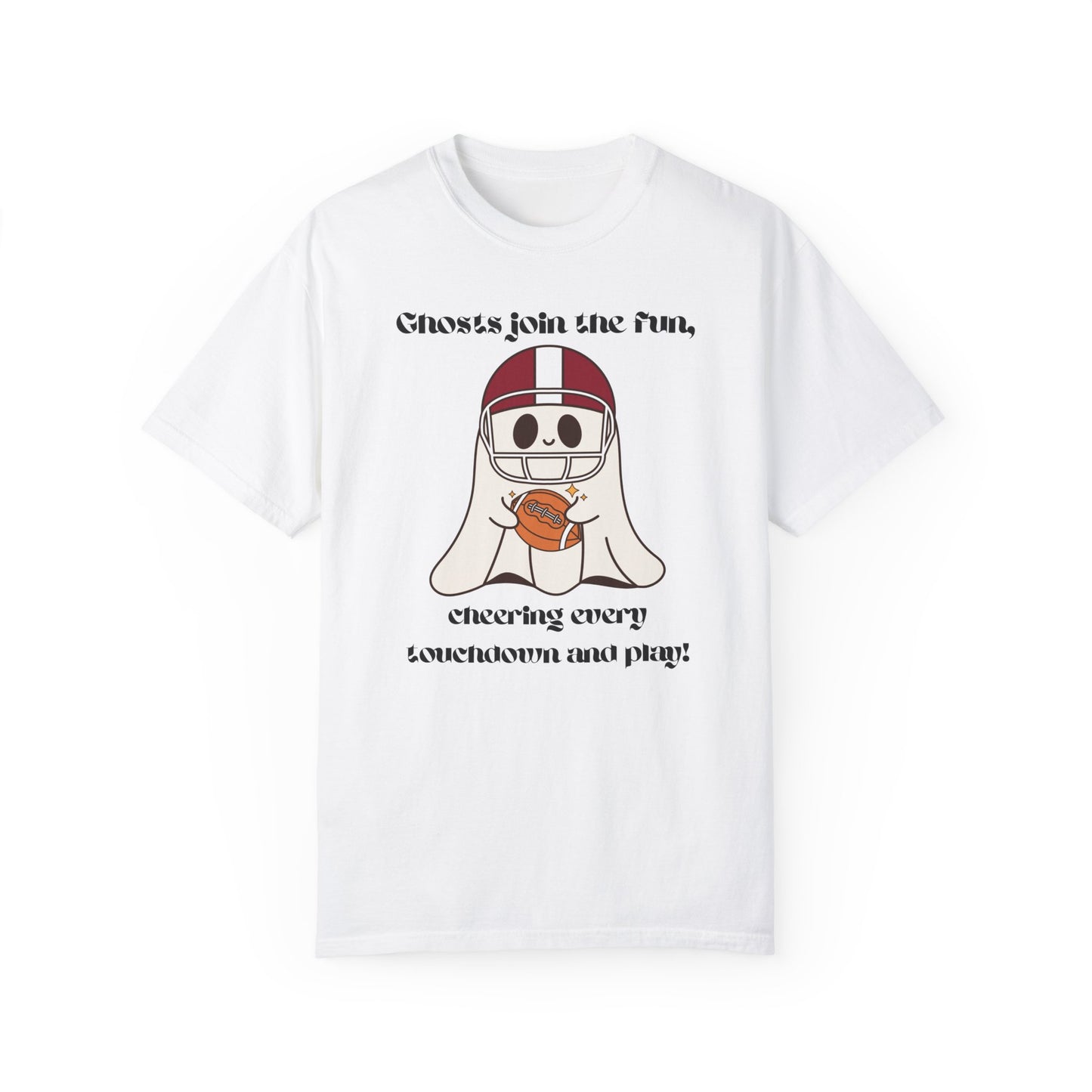 Ghost and Football - Unisex Garment-Dyed T-shirt