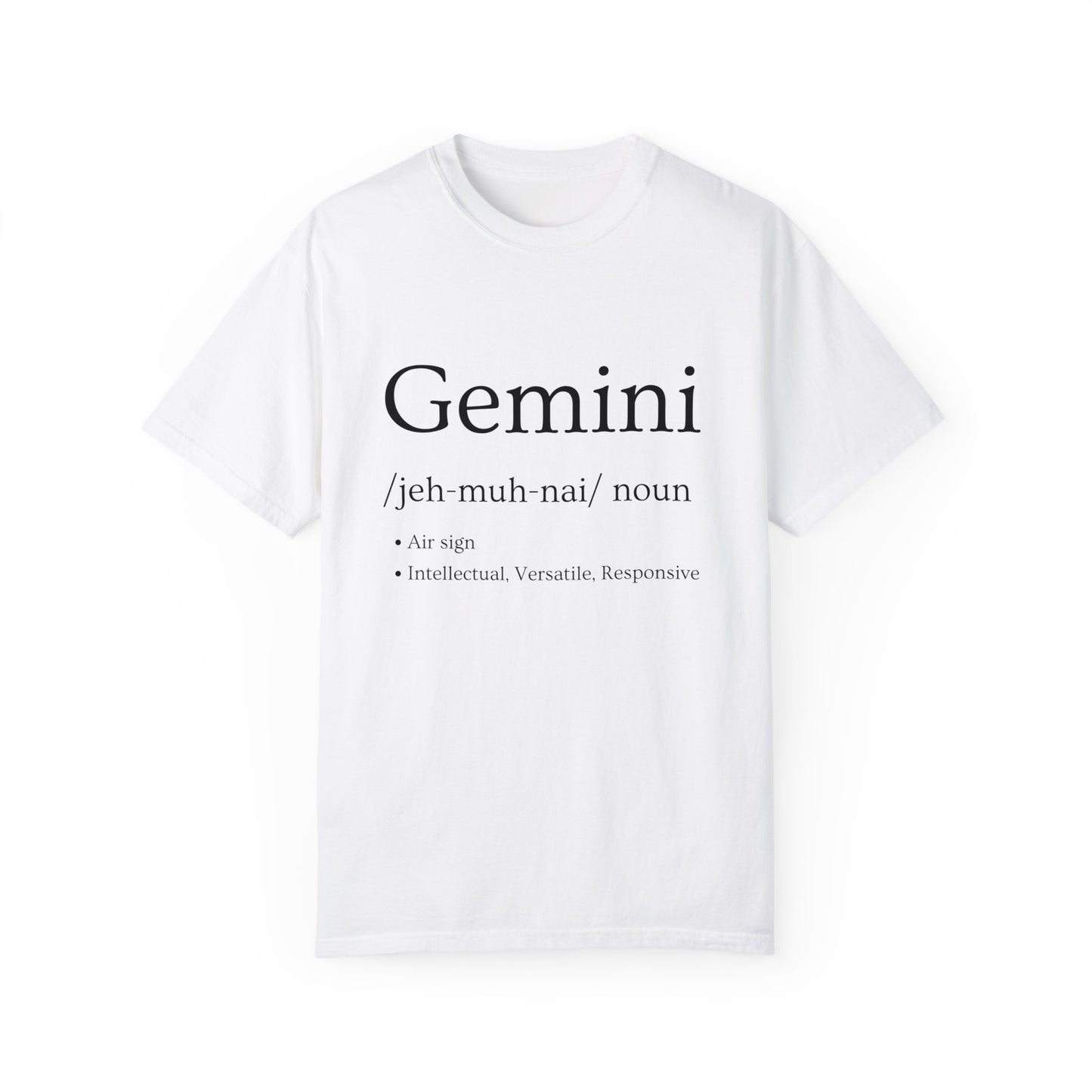 Gemini Definition Design - Unisex Garment-Dyed T-shirt