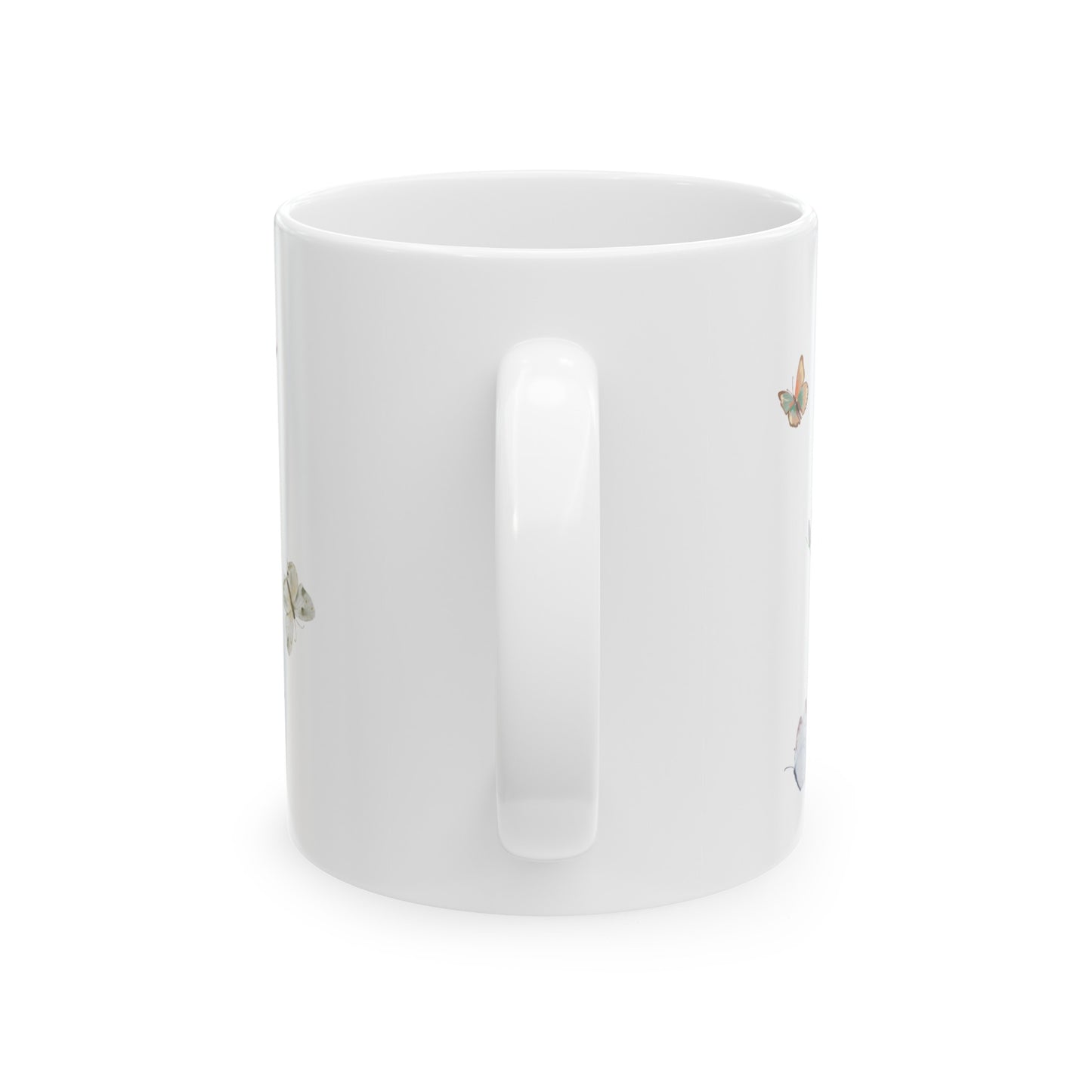 Flowers & Butterflies Ceramic Mug, 11oz