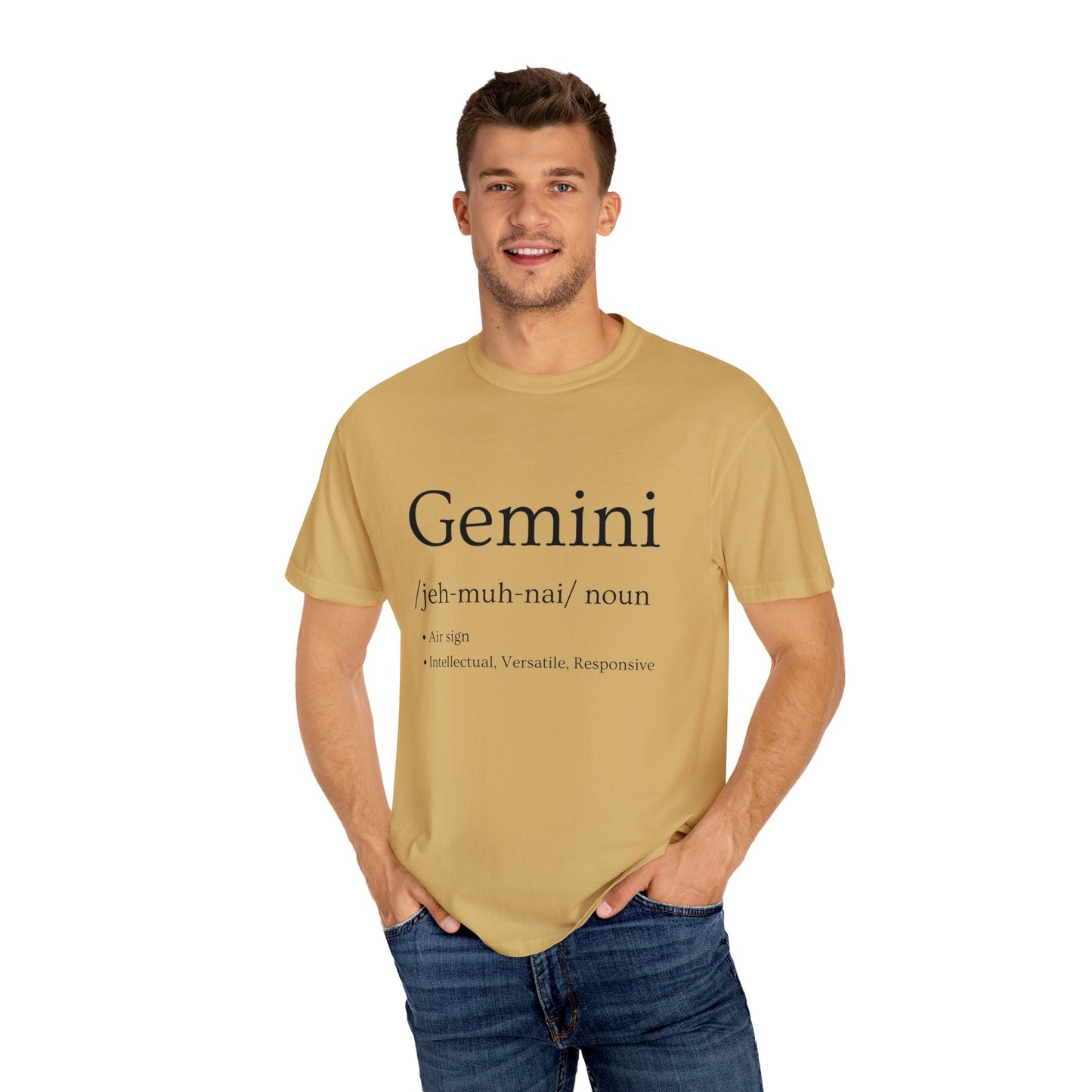 Gemini Definition Design - Unisex Garment-Dyed T-shirt
