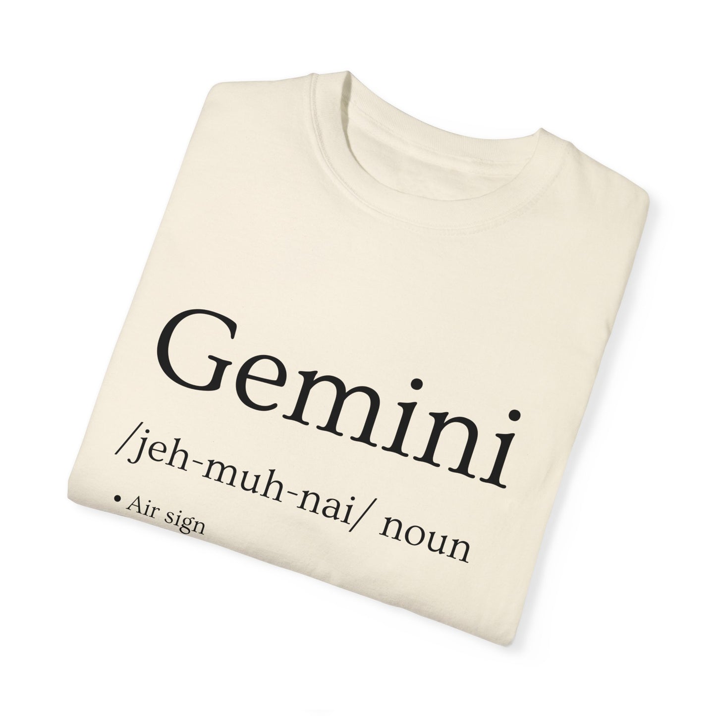 Gemini Definition Design - Unisex Garment-Dyed T-shirt