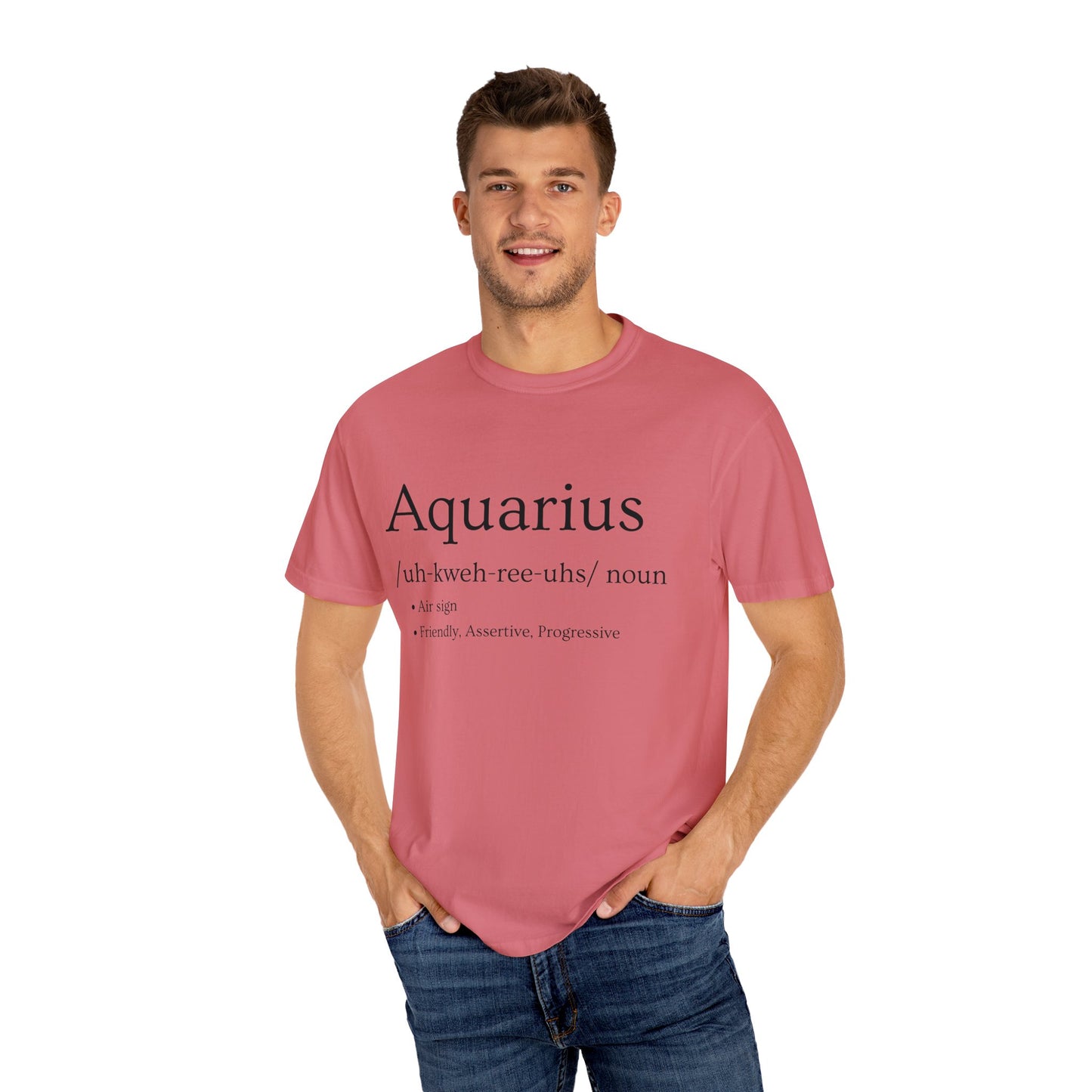 Aquarius Definition Design - Unisex Garment-Dyed T-shirt