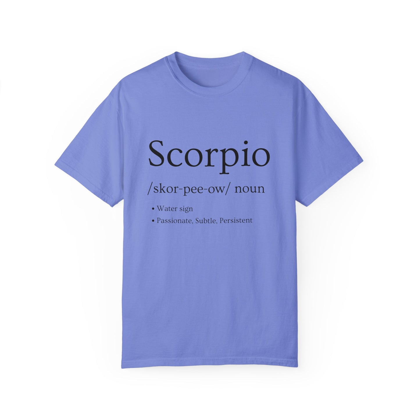 Scorpio Definition Design - Unisex Garment-Dyed T-shirt