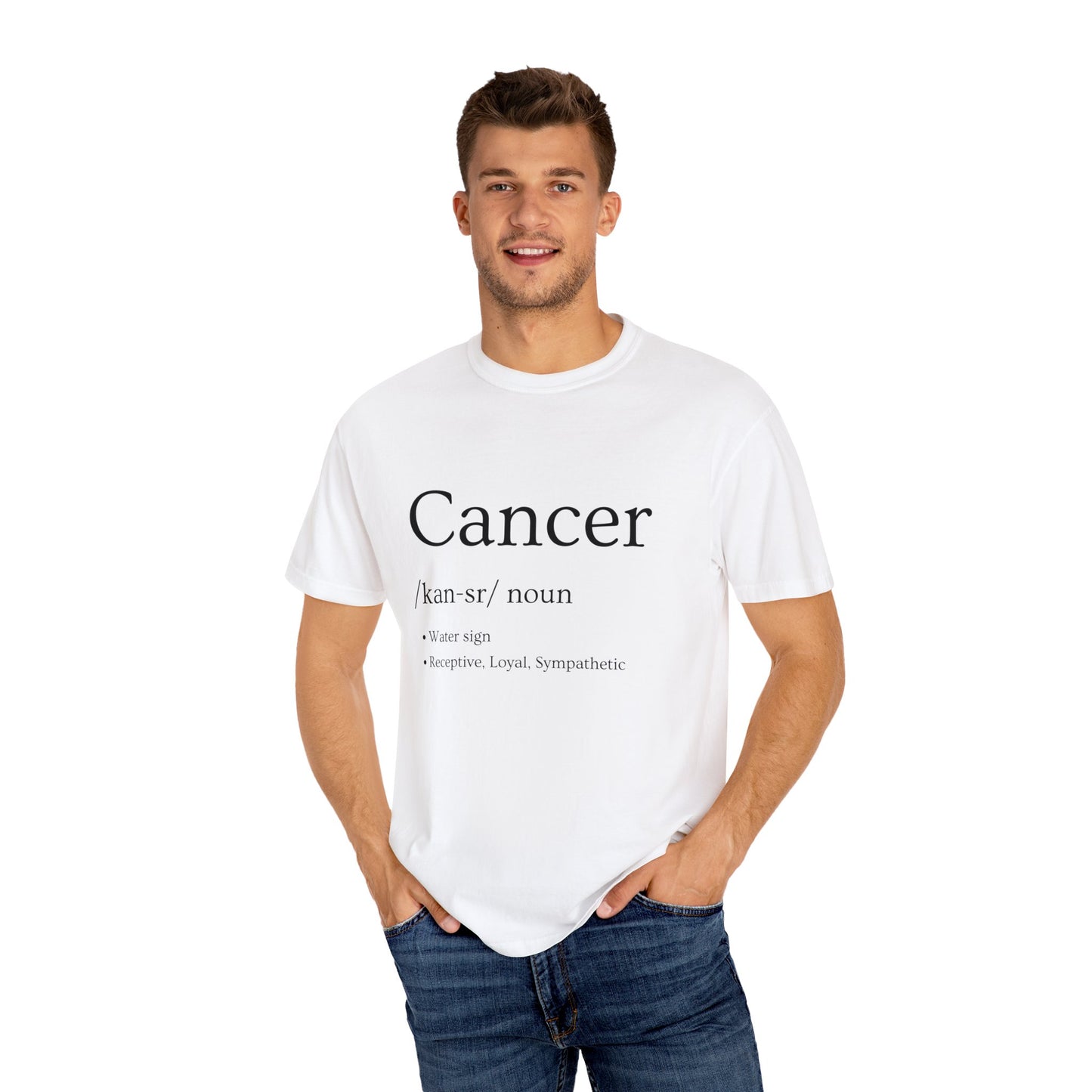 Cancer Definition Design - Unisex Garment-Dyed T-shirt