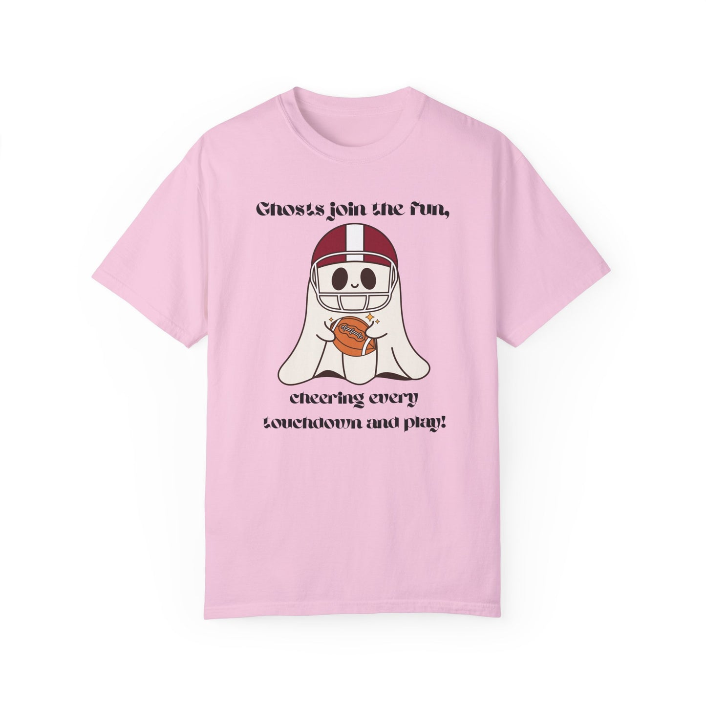 Ghost and Football - Unisex Garment-Dyed T-shirt