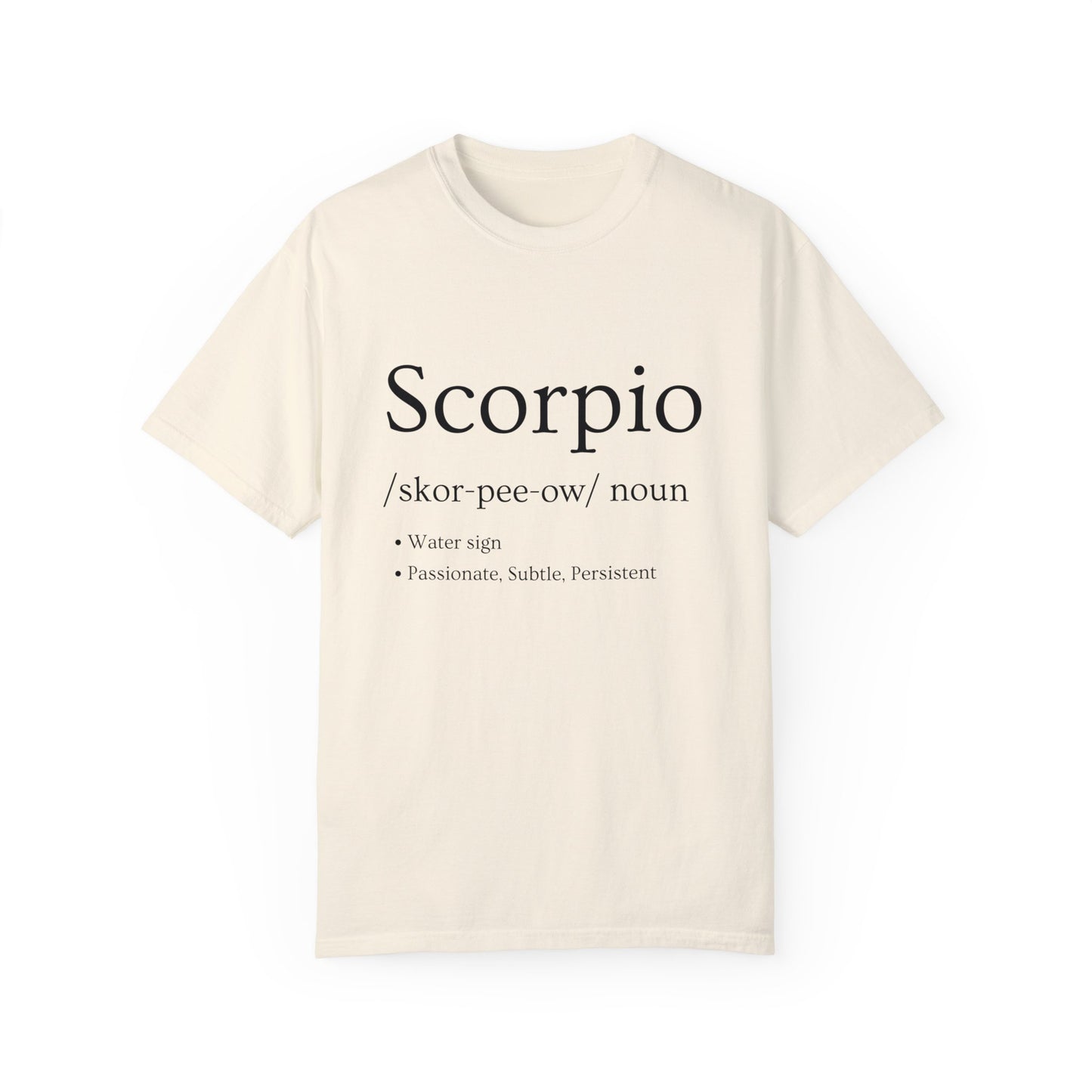 Scorpio Definition Design - Unisex Garment-Dyed T-shirt