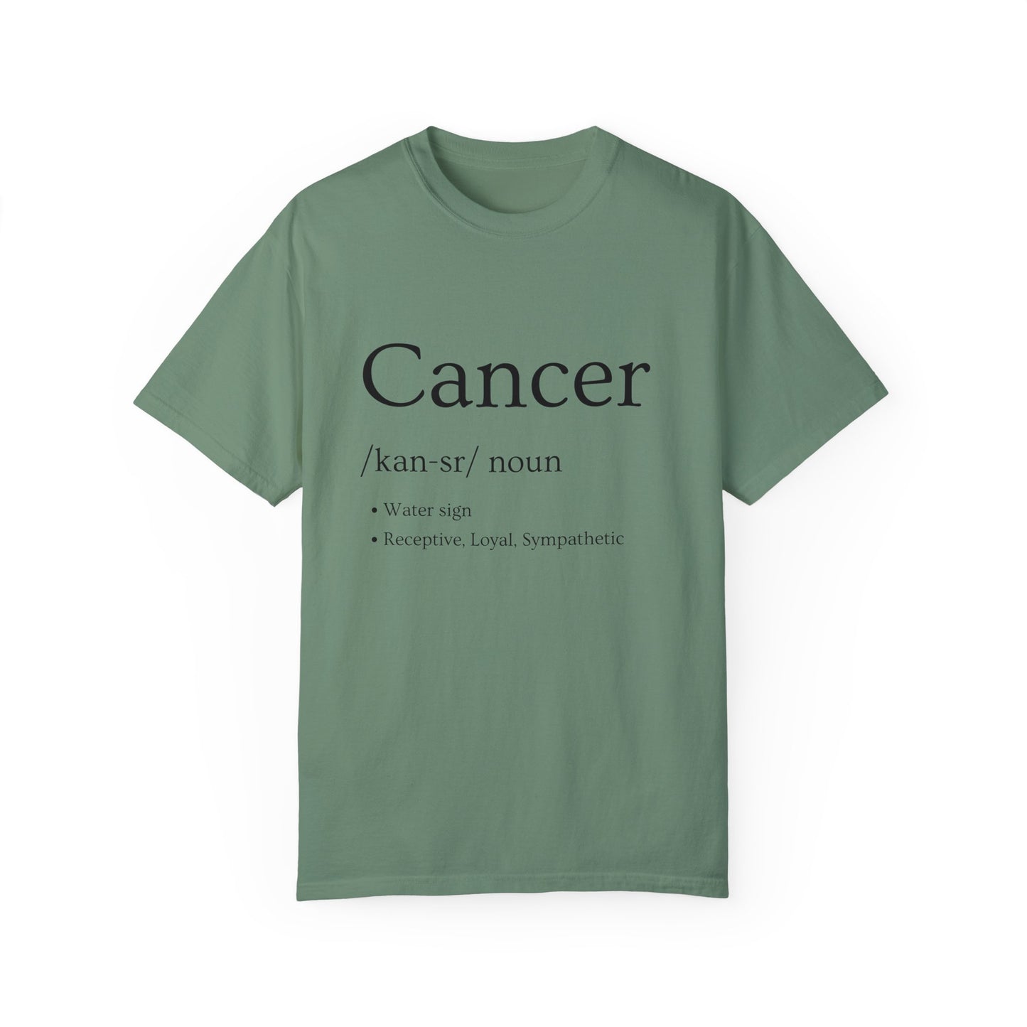 Cancer Definition Design - Unisex Garment-Dyed T-shirt