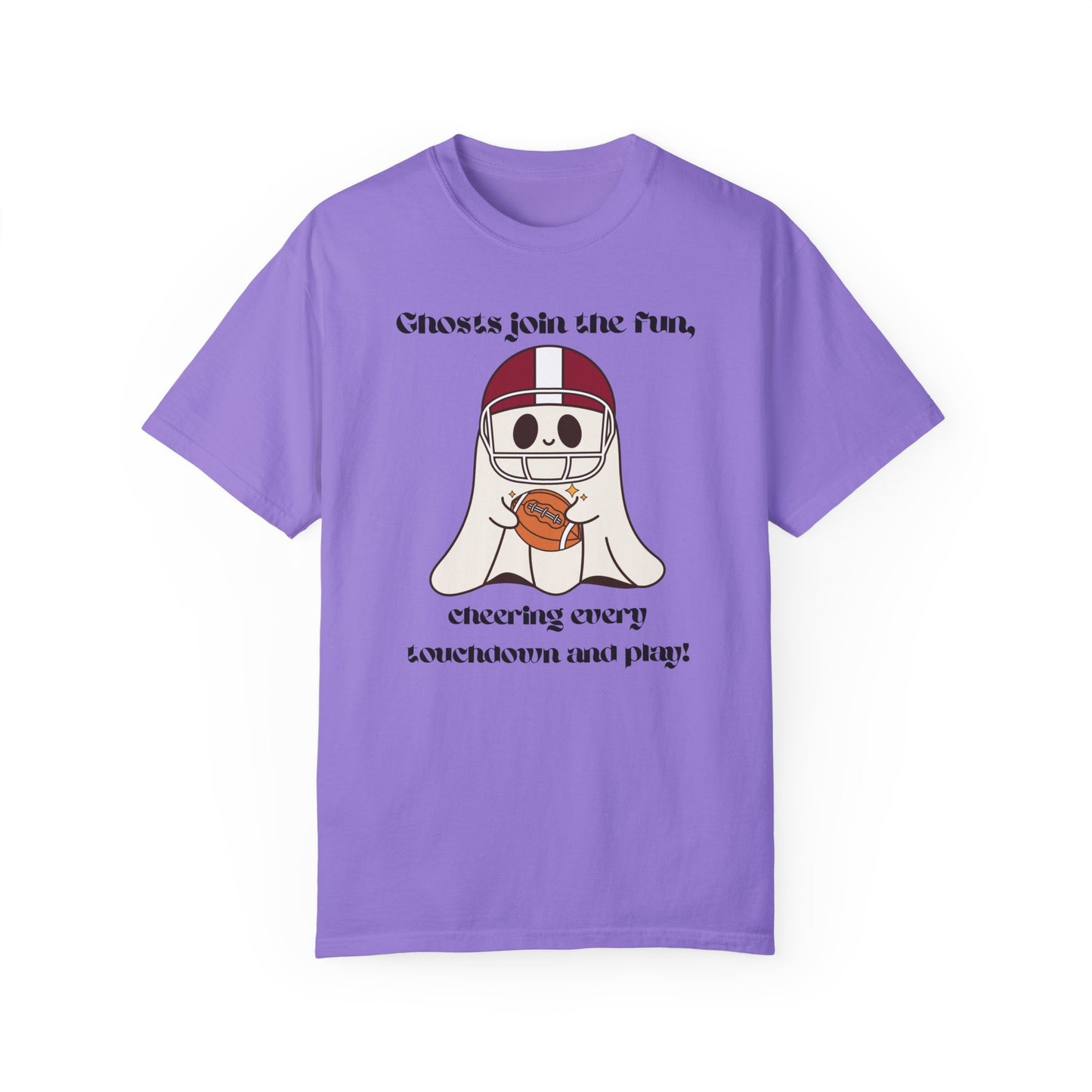 Ghost and Football - Unisex Garment-Dyed T-shirt