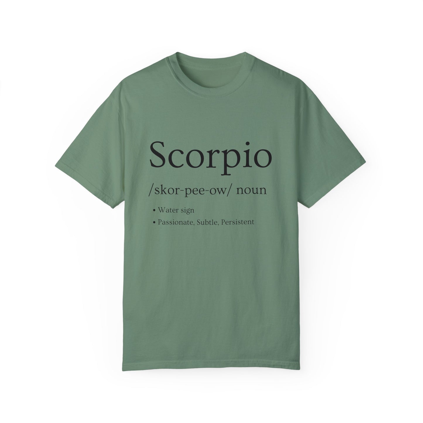 Scorpio Definition Design - Unisex Garment-Dyed T-shirt