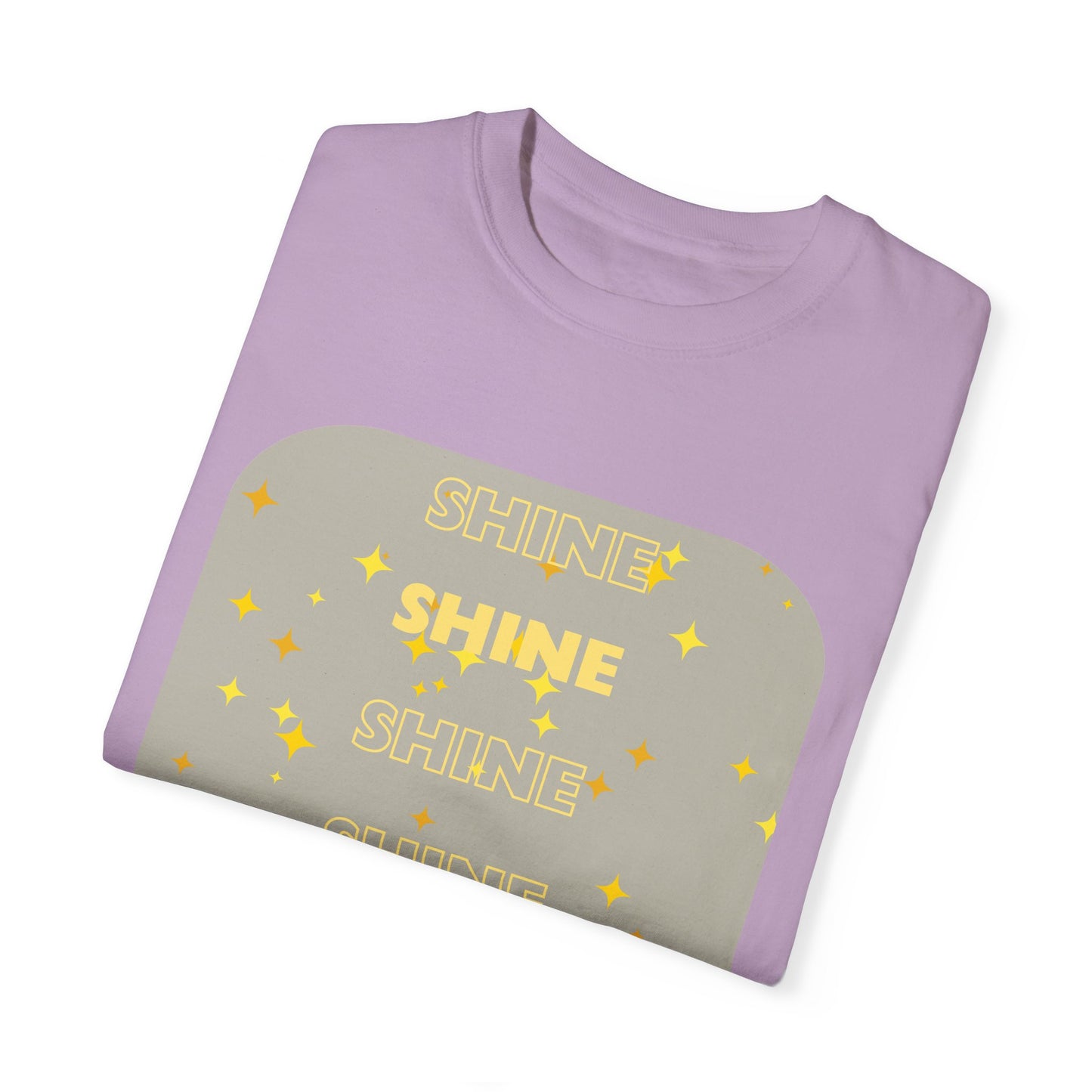SHINE Word design - Unisex Garment-Dyed T-shirt
