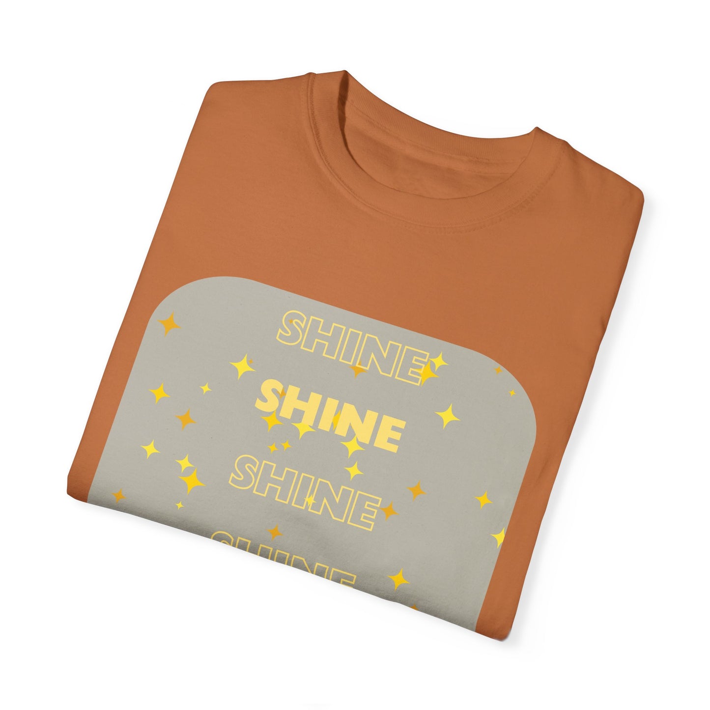 SHINE Word design - Unisex Garment-Dyed T-shirt