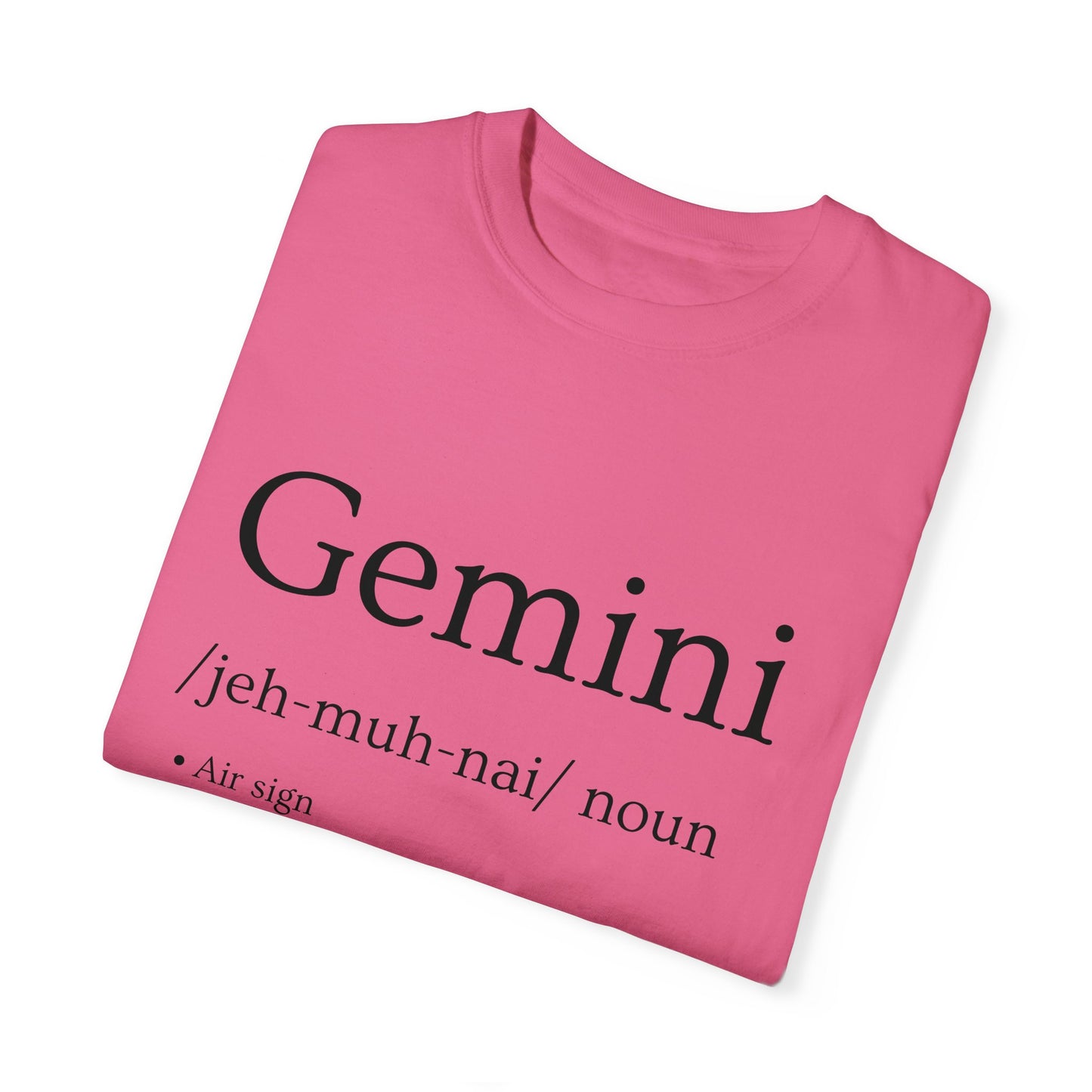 Gemini Definition Design - Unisex Garment-Dyed T-shirt