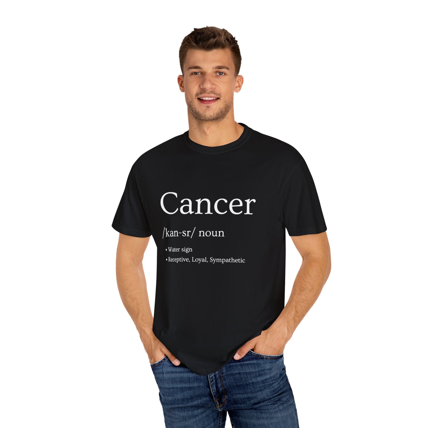 Cancer Definition Design - Unisex Garment-Dyed T-shirt
