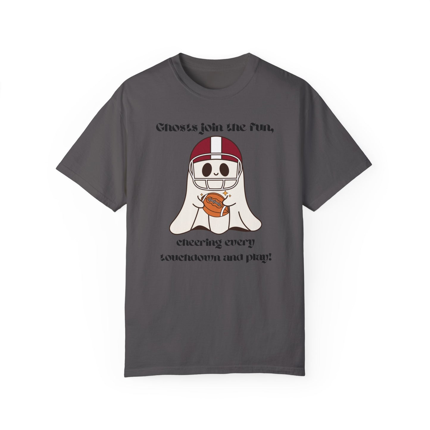 Ghost and Football - Unisex Garment-Dyed T-shirt
