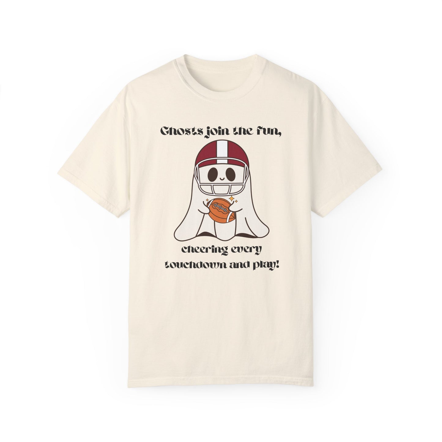 Ghost and Football - Unisex Garment-Dyed T-shirt