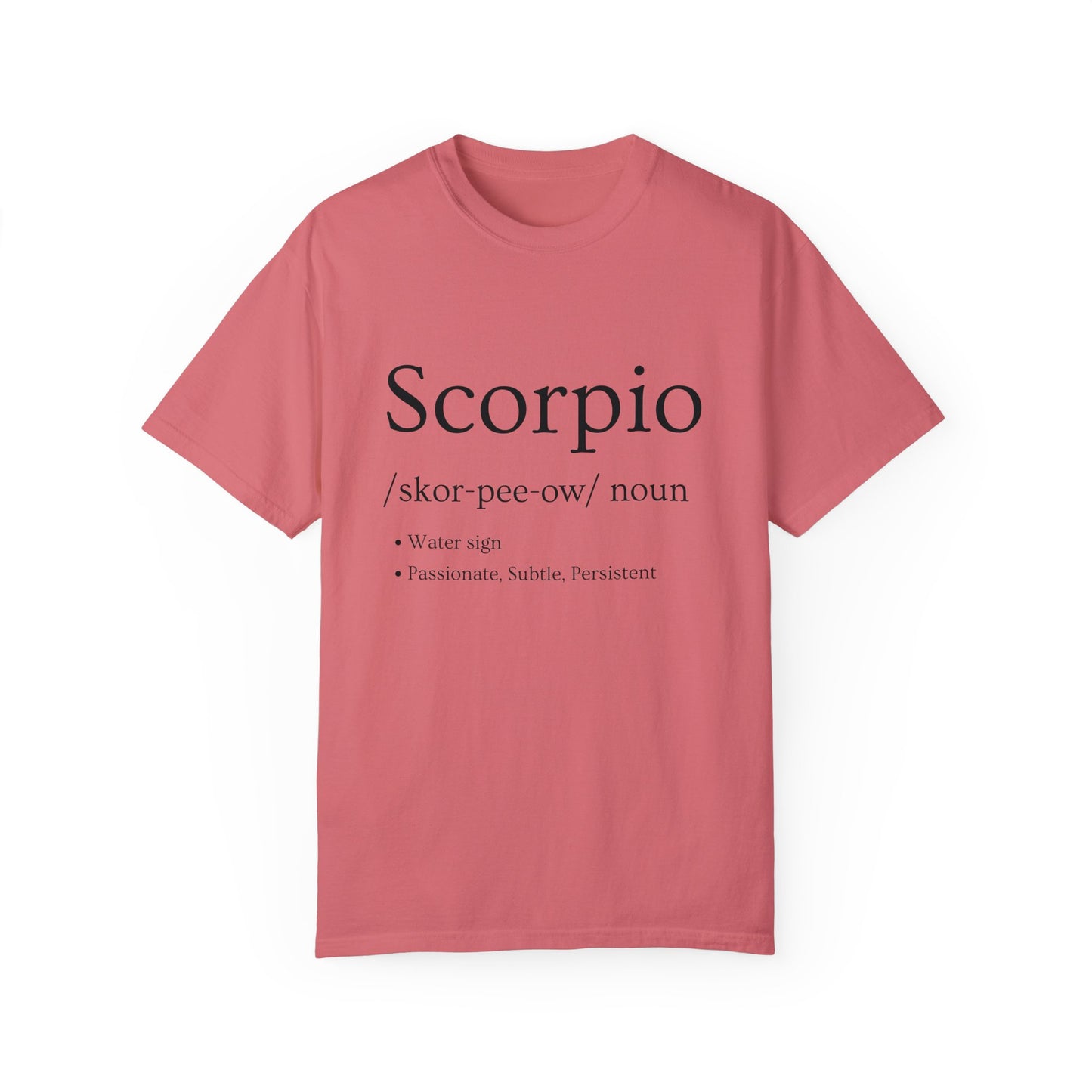 Scorpio Definition Design - Unisex Garment-Dyed T-shirt