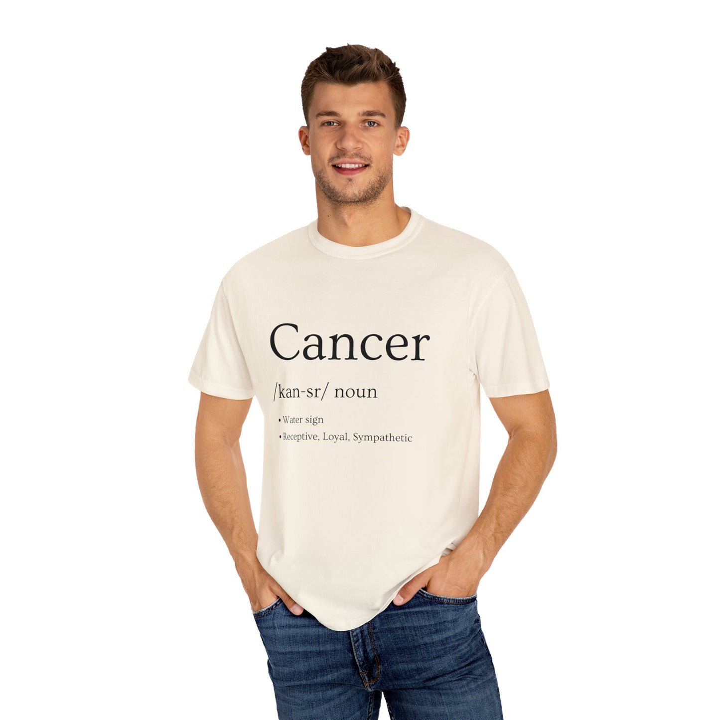 Cancer Definition Design - Unisex Garment-Dyed T-shirt