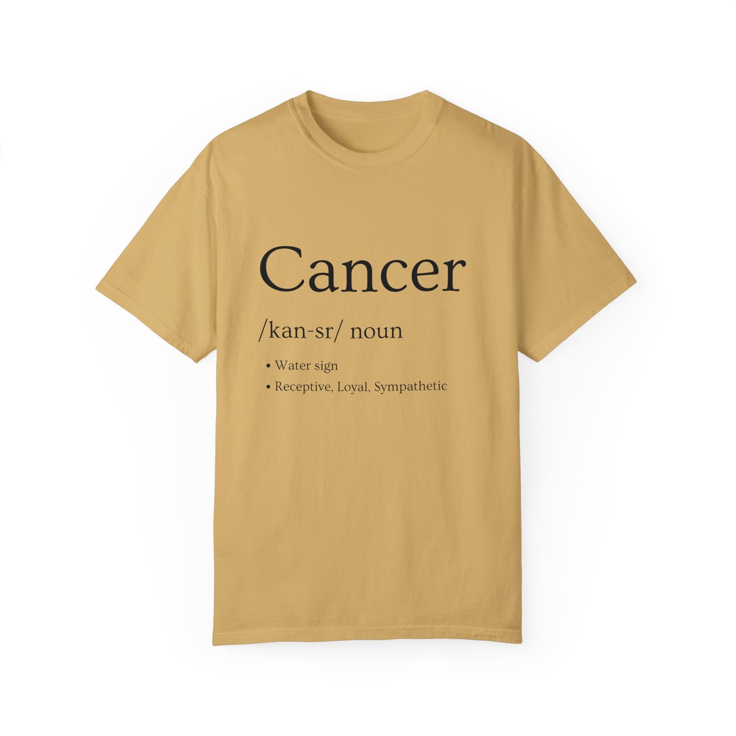 Cancer Definition Design - Unisex Garment-Dyed T-shirt