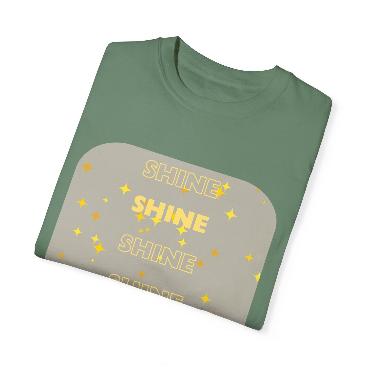 SHINE Word design - Unisex Garment-Dyed T-shirt