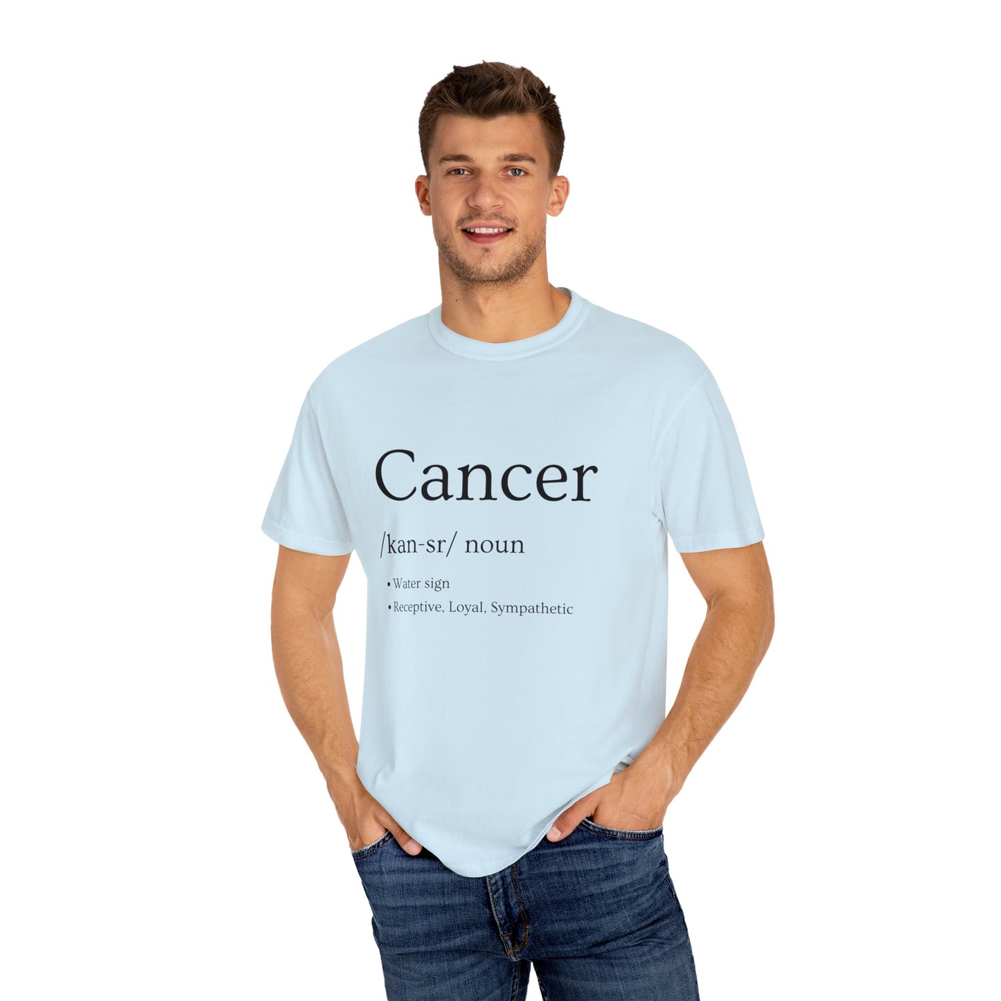 Cancer Definition Design - Unisex Garment-Dyed T-shirt