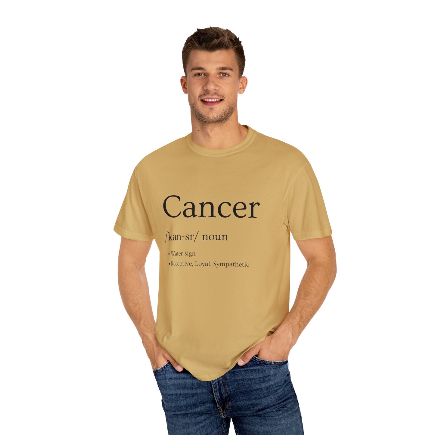 Cancer Definition Design - Unisex Garment-Dyed T-shirt