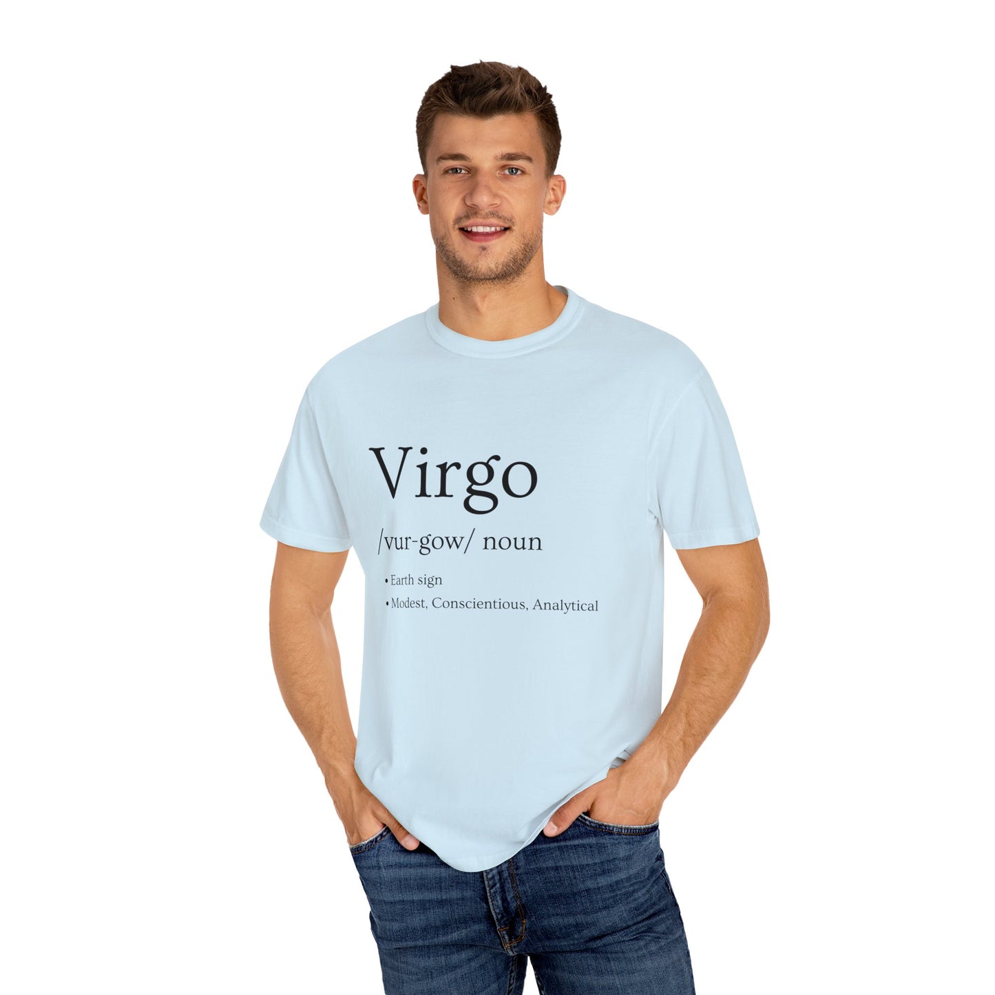 Virgo Definition Design - Unisex Garment-Dyed T-shirt