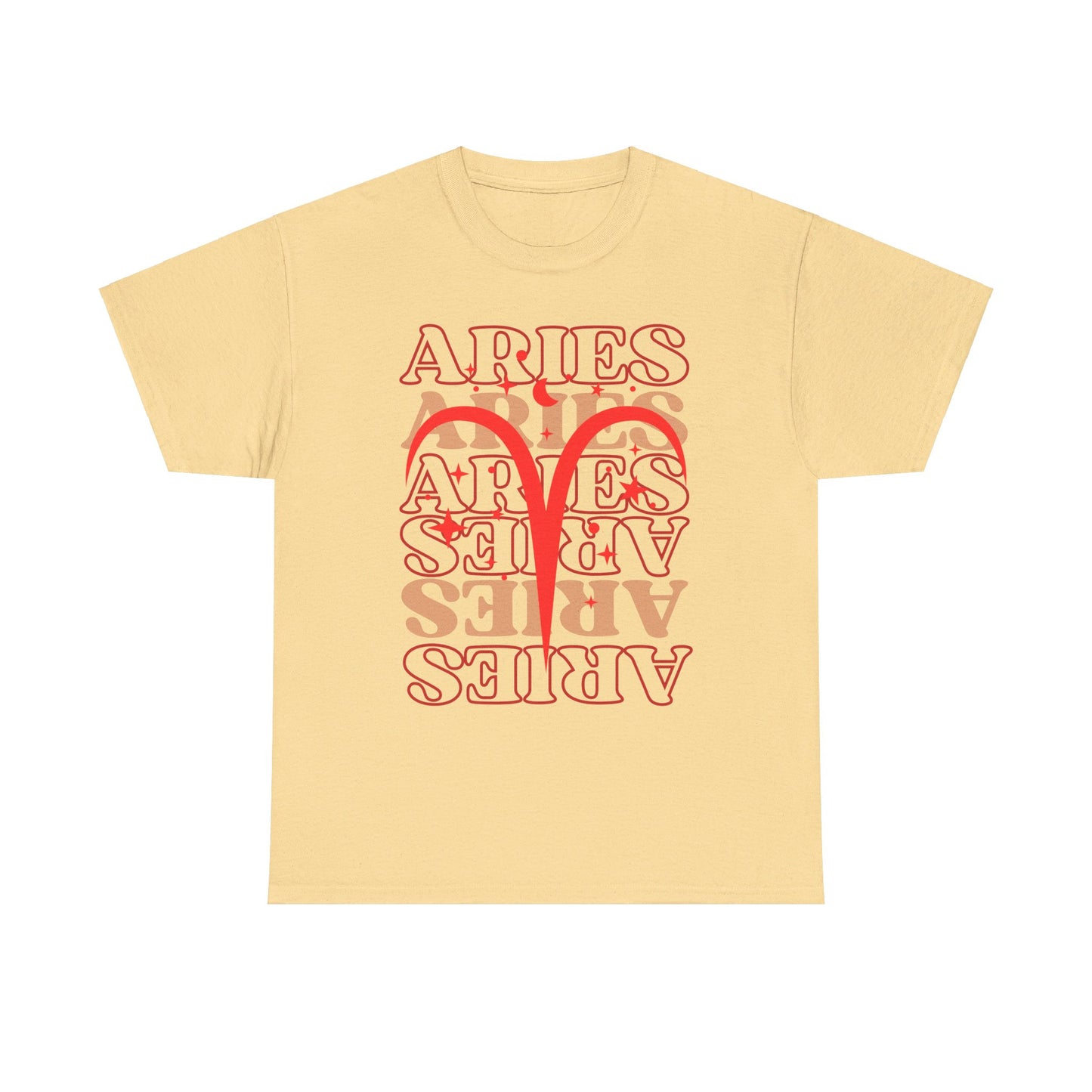 ARIES Zodiac - Unisex Heavy Cotton Tee