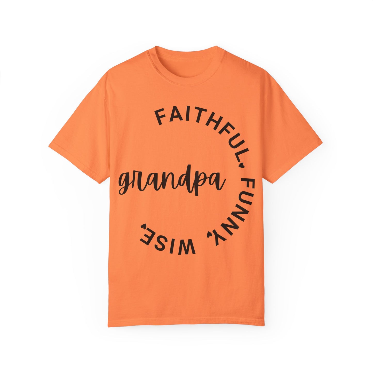 Grandpa Adjective Design - Unisex Garment-Dyed T-shirt