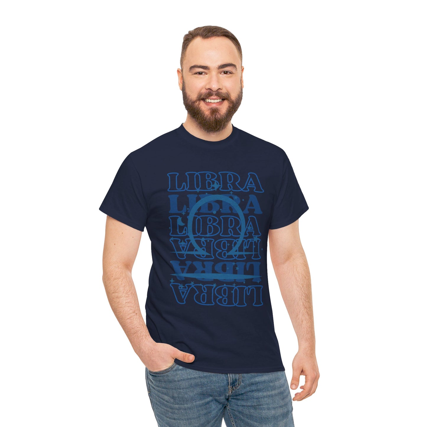 LIBRA Zodiac - Unisex Heavy Cotton Tee