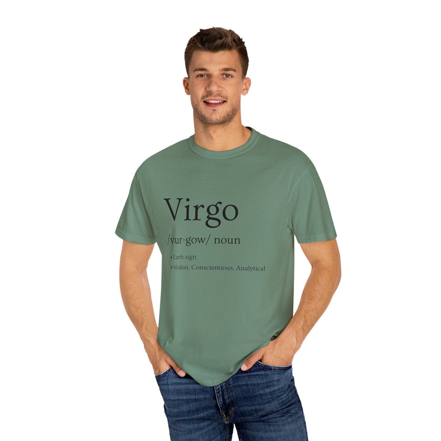 Virgo Definition Design - Unisex Garment-Dyed T-shirt