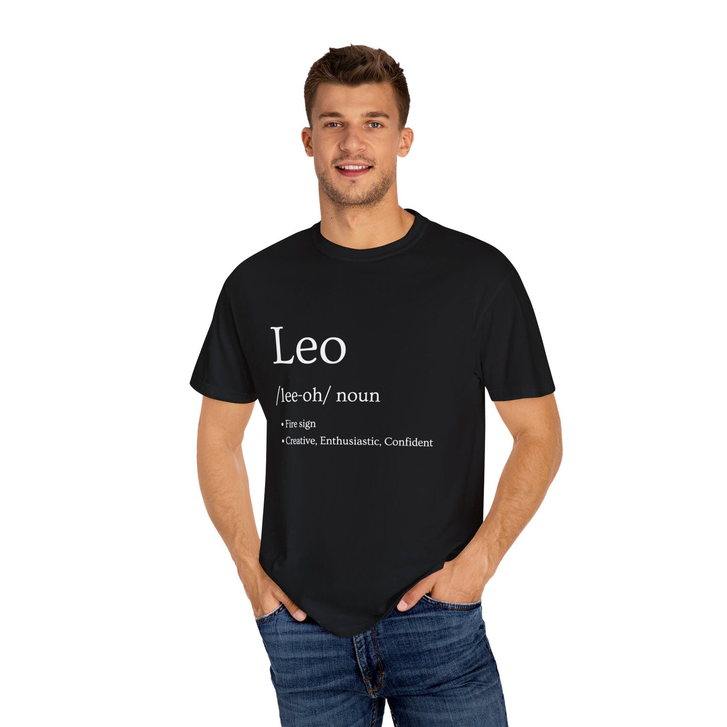 Leo Definition Design - Unisex Garment-Dyed T-shirt