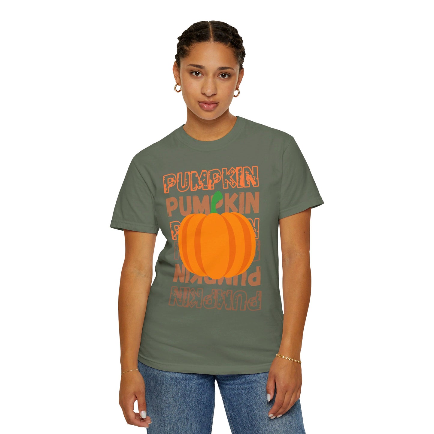 PUMPKIN Fall/Halloween Design - Unisex Garment-Dyed T-shirt