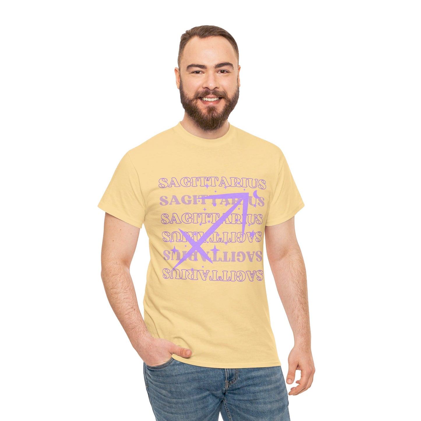 SAGITTARIUS Zodiac - Unisex Heavy Cotton Tee