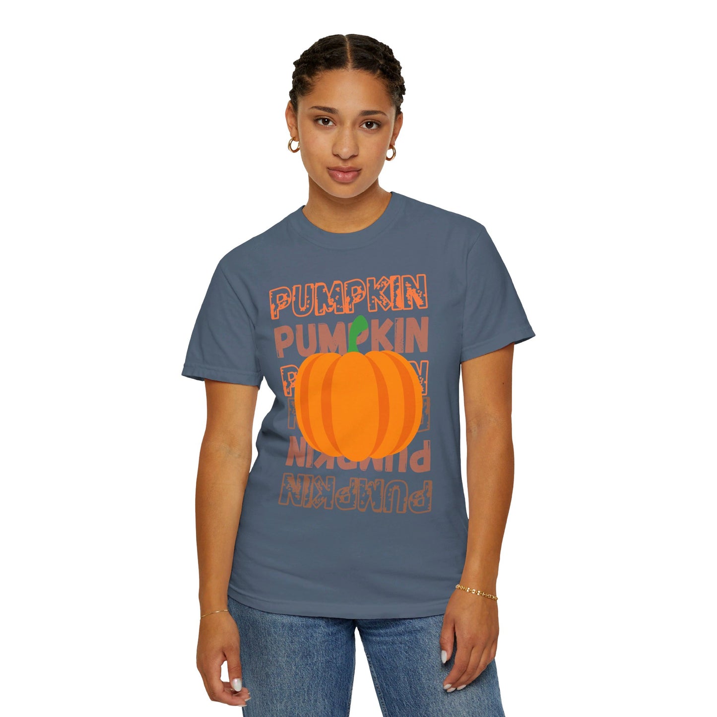 PUMPKIN Fall/Halloween Design - Unisex Garment-Dyed T-shirt