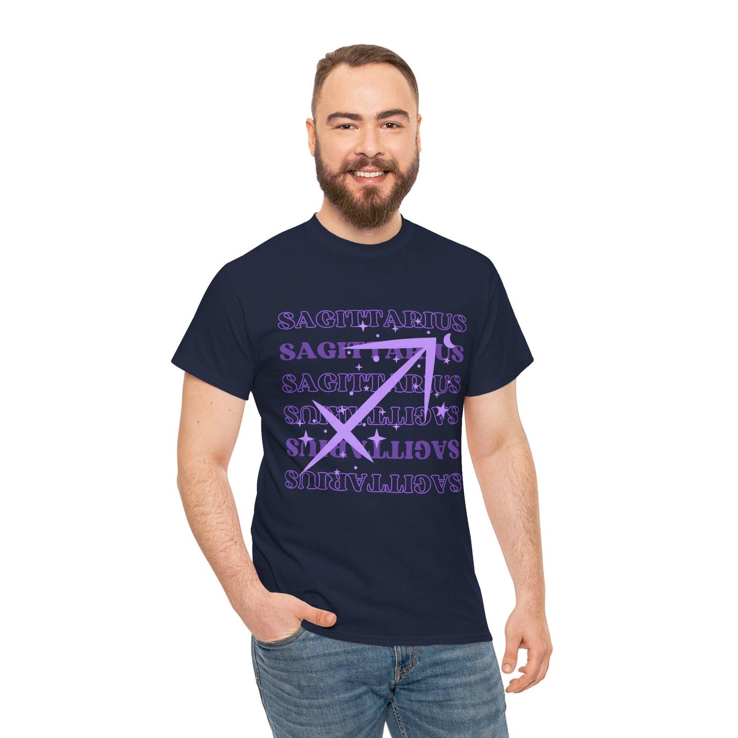 SAGITTARIUS Zodiac - Unisex Heavy Cotton Tee