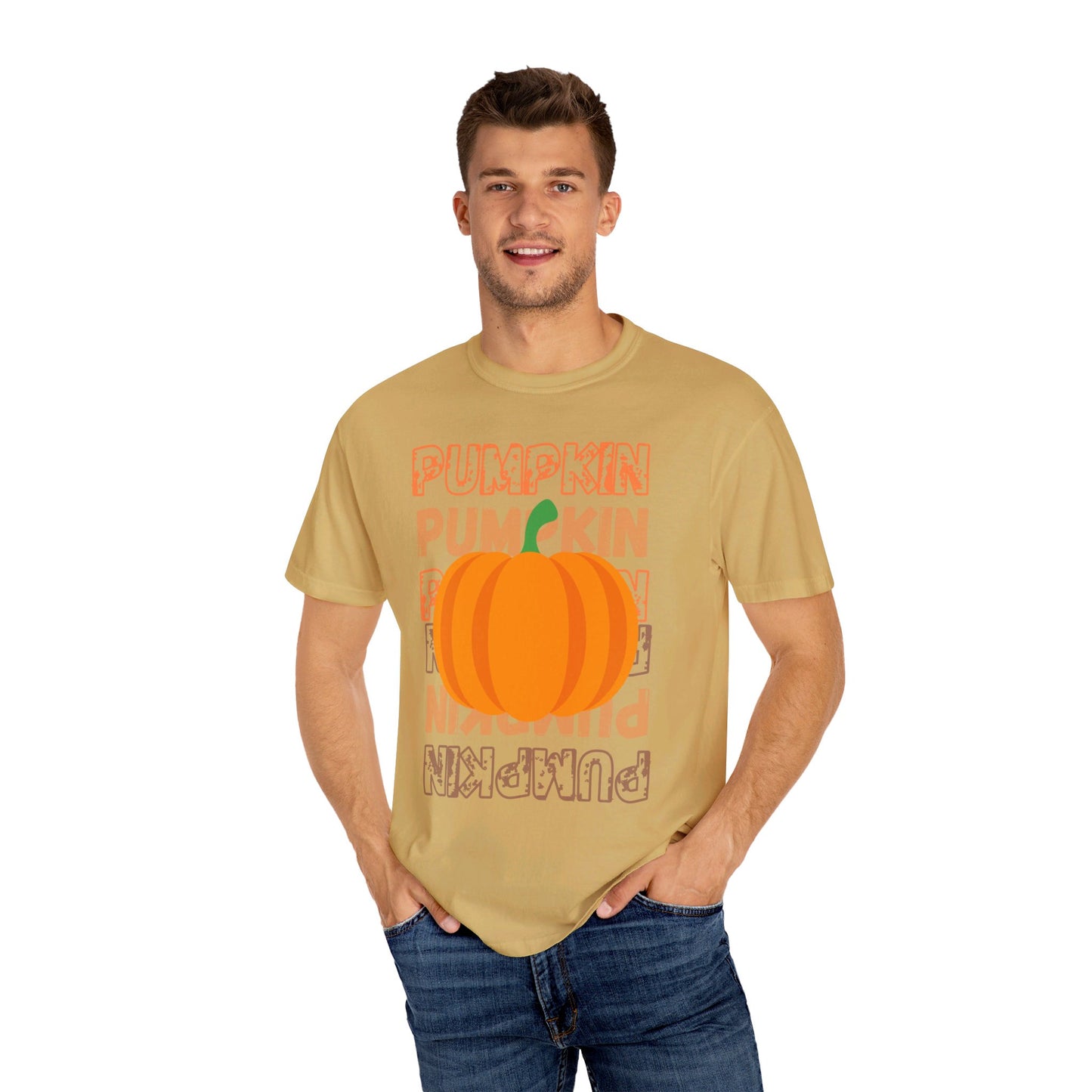 PUMPKIN Fall/Halloween Design - Unisex Garment-Dyed T-shirt