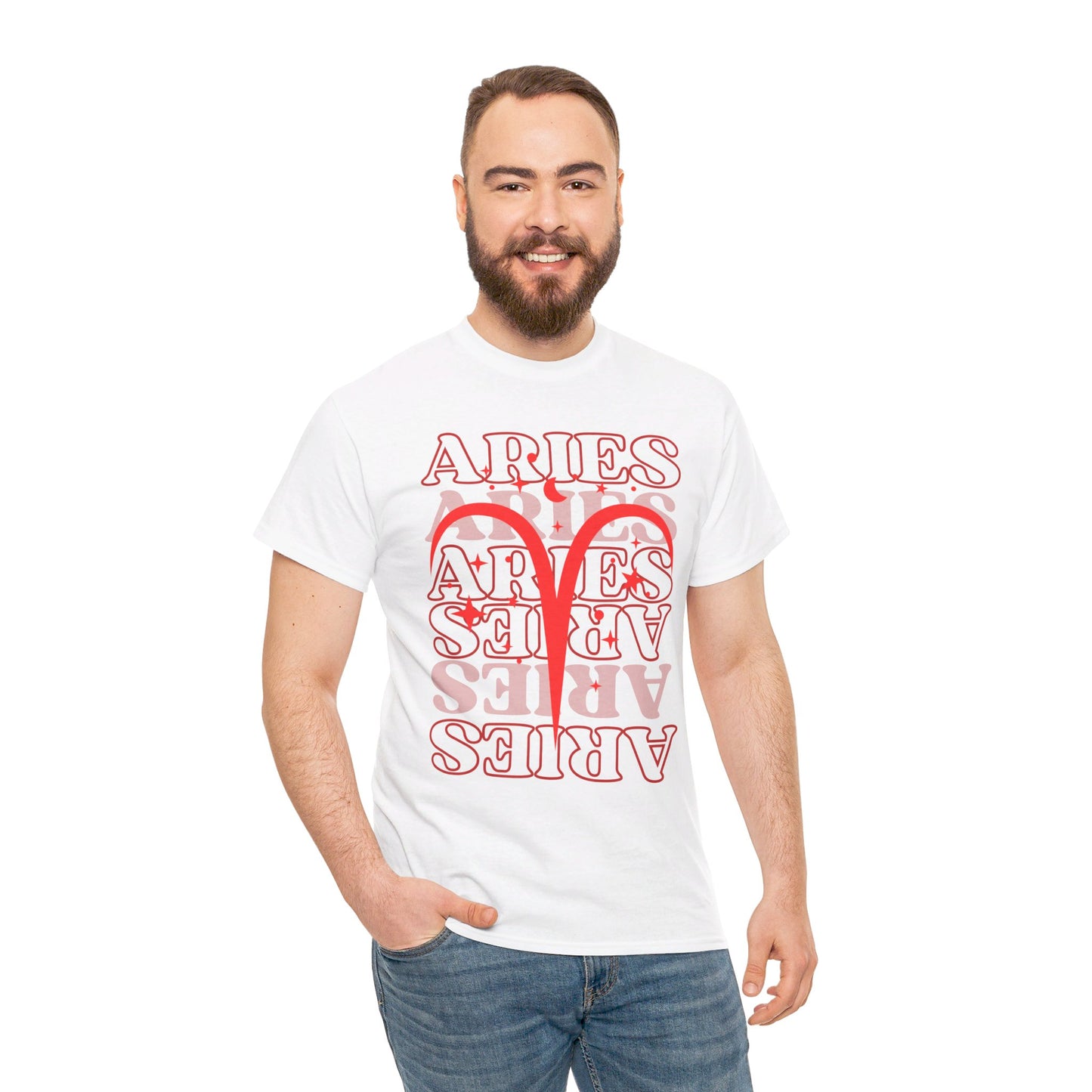 ARIES Zodiac - Unisex Heavy Cotton Tee