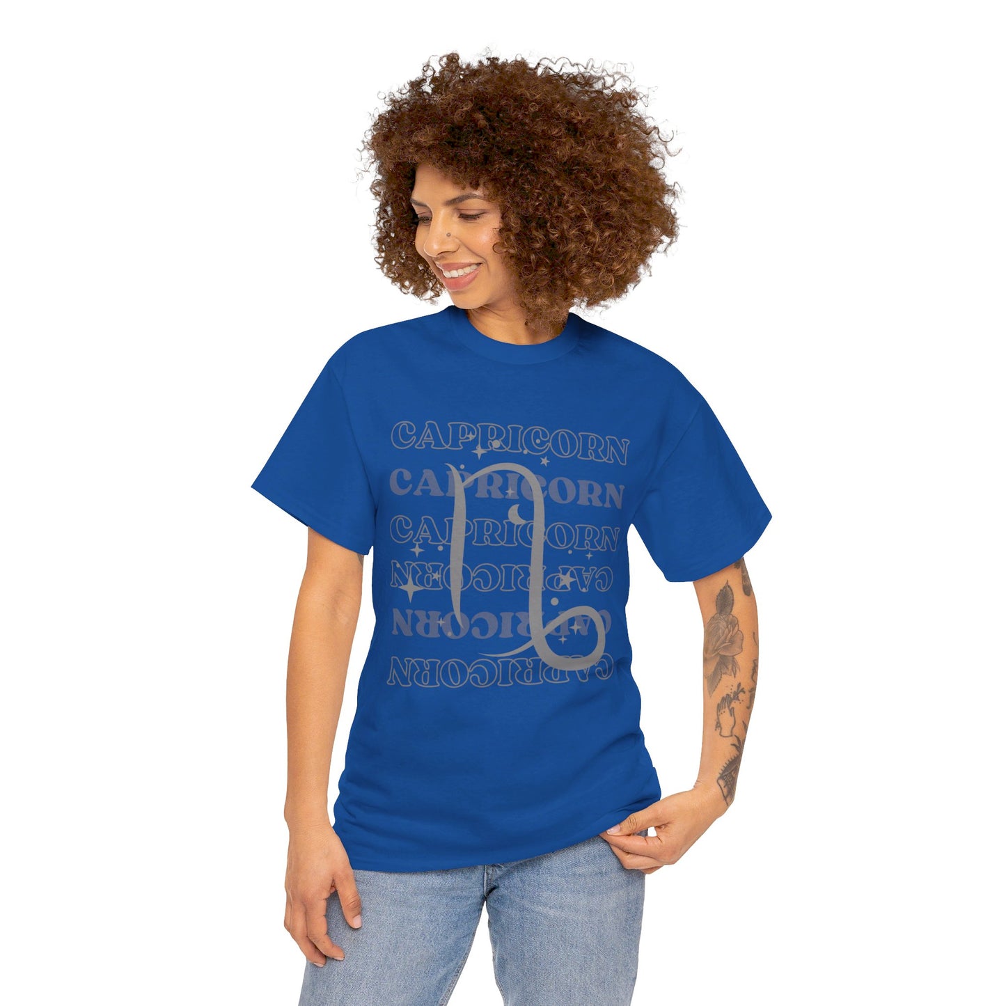 CAPRICORN Zodiac - Unisex Heavy Cotton Tee