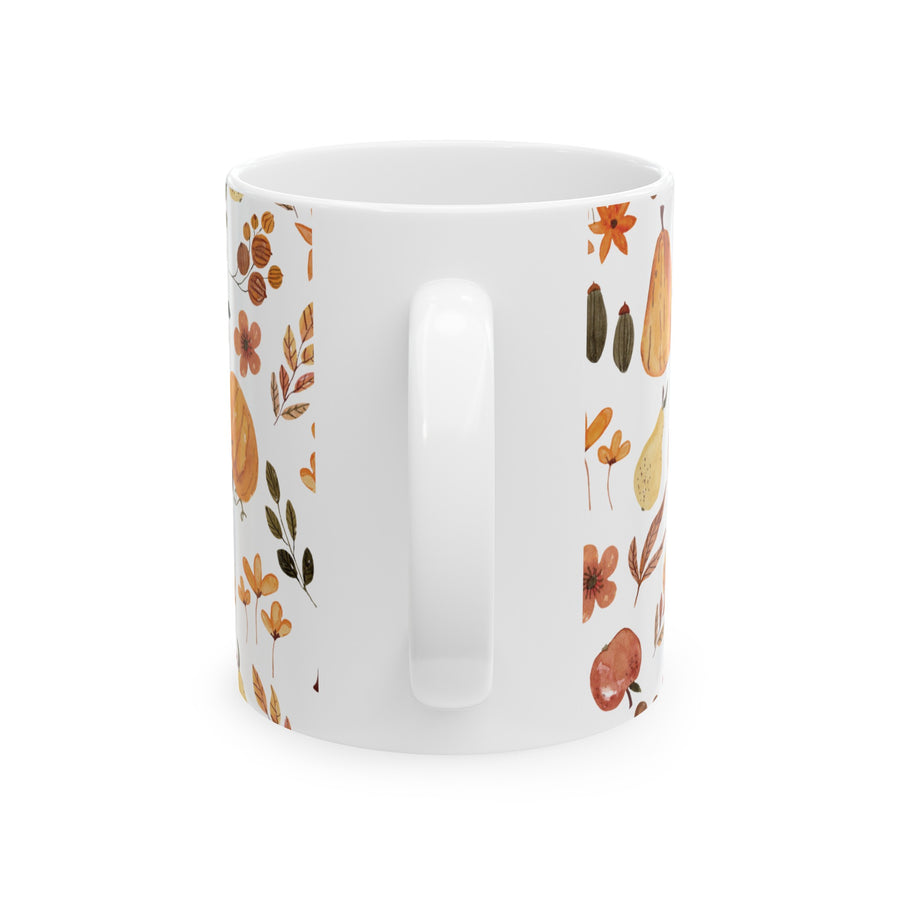 Fall Themed Ceramic Mug, 11oz