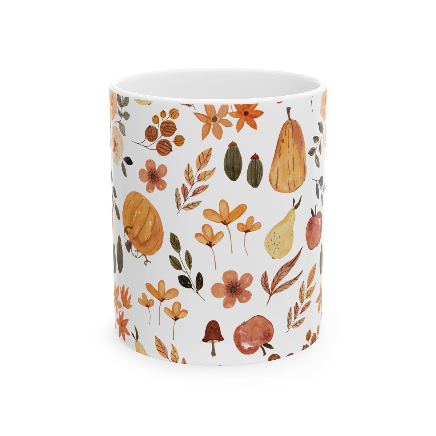 Fall Themed Ceramic Mug, 11oz