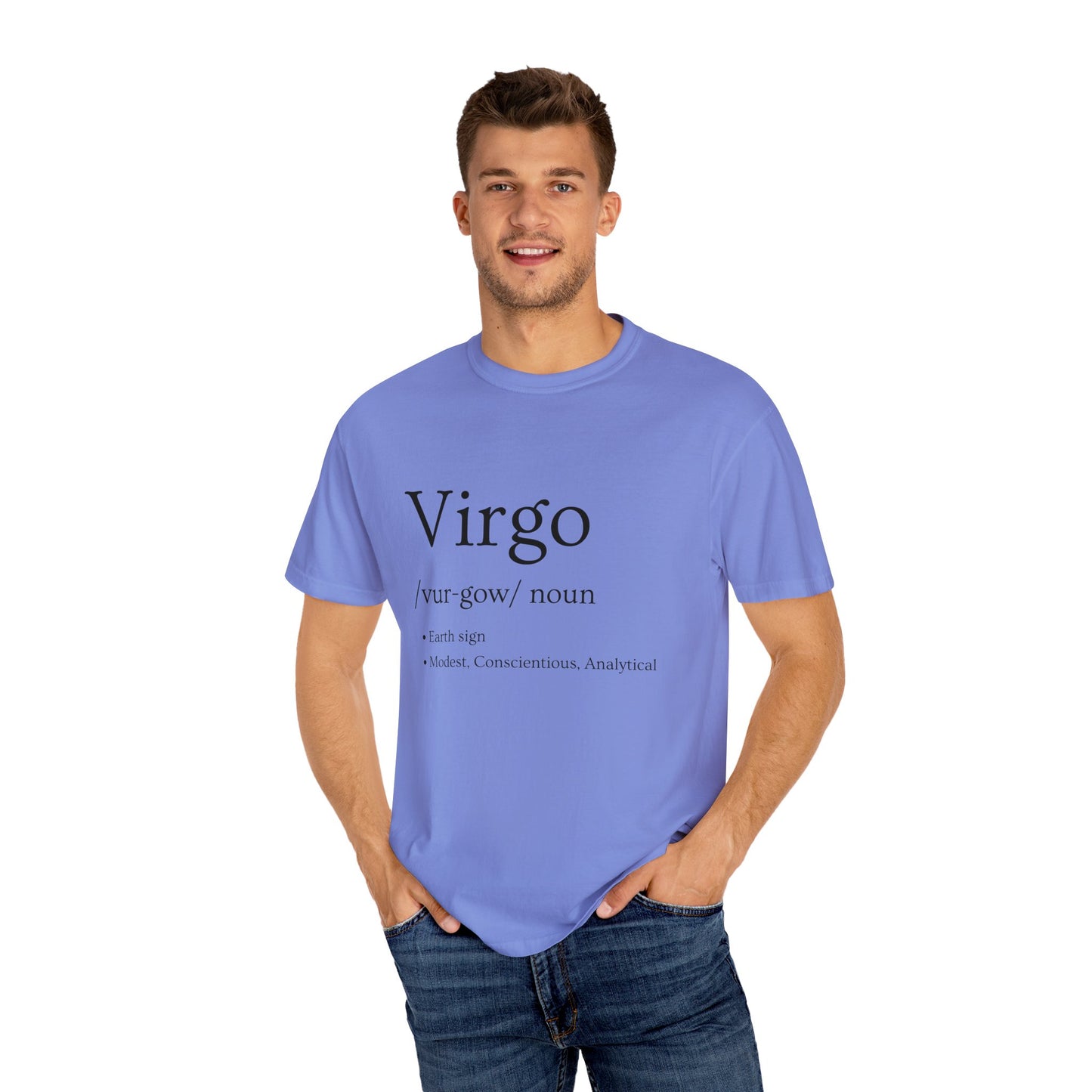 Virgo Definition Design - Unisex Garment-Dyed T-shirt