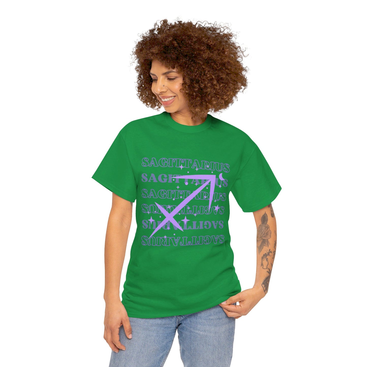 SAGITTARIUS Zodiac - Unisex Heavy Cotton Tee