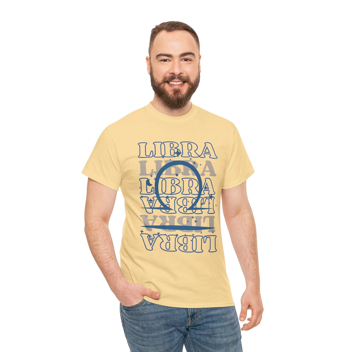 LIBRA Zodiac - Unisex Heavy Cotton Tee