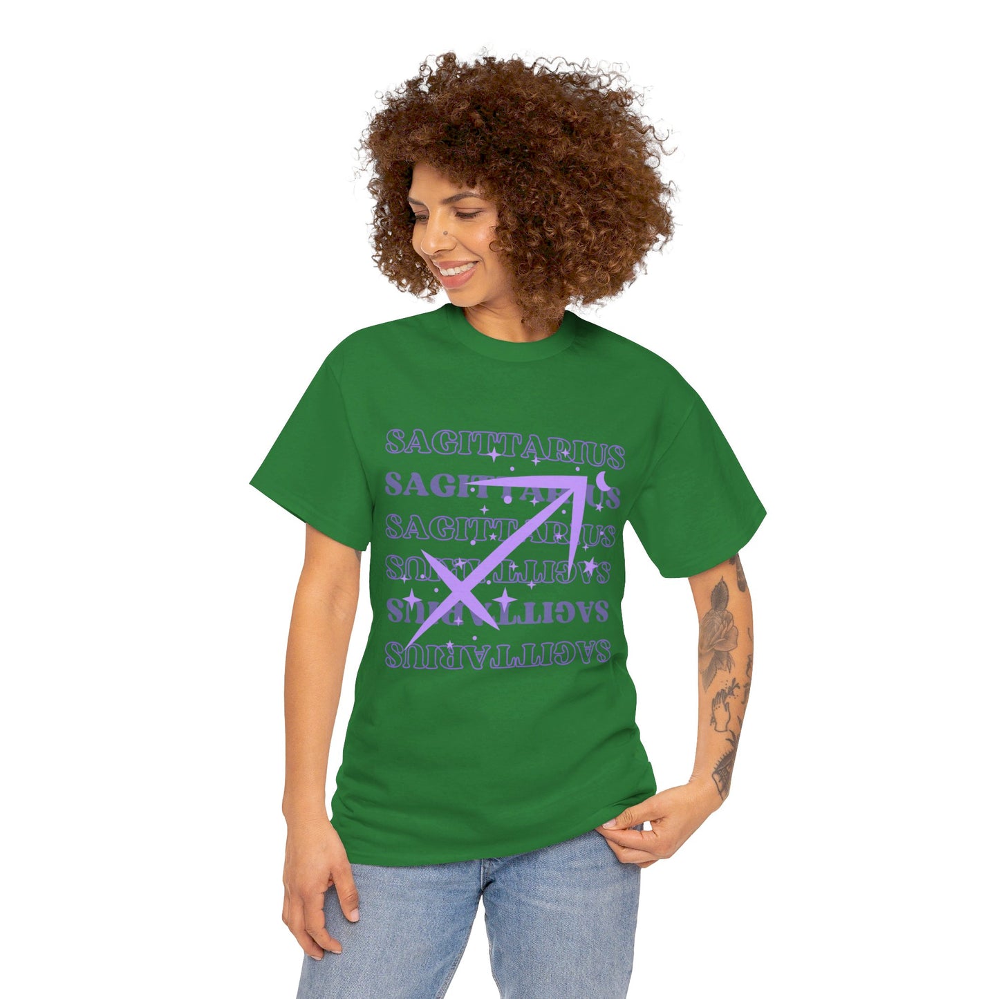 SAGITTARIUS Zodiac - Unisex Heavy Cotton Tee