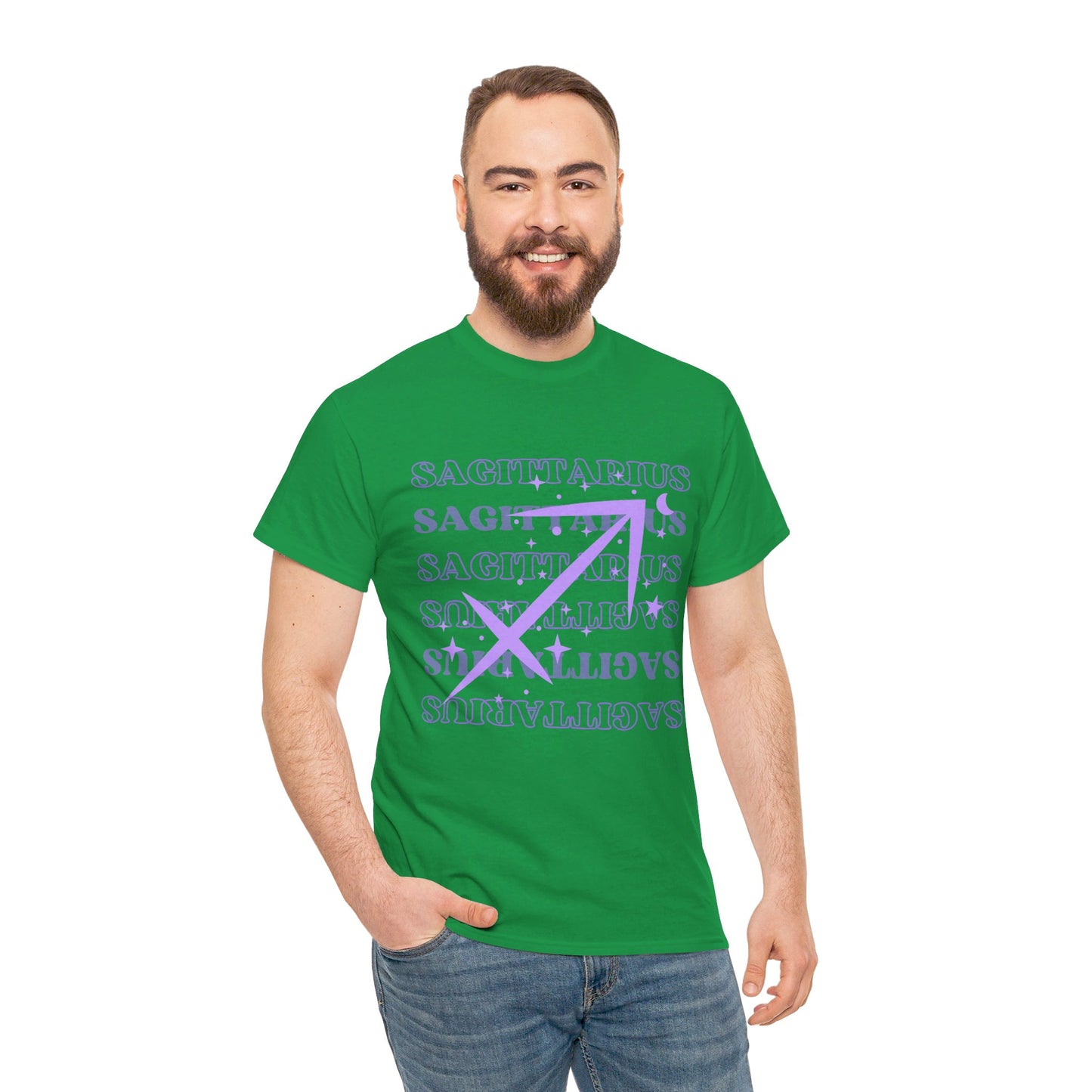 SAGITTARIUS Zodiac - Unisex Heavy Cotton Tee