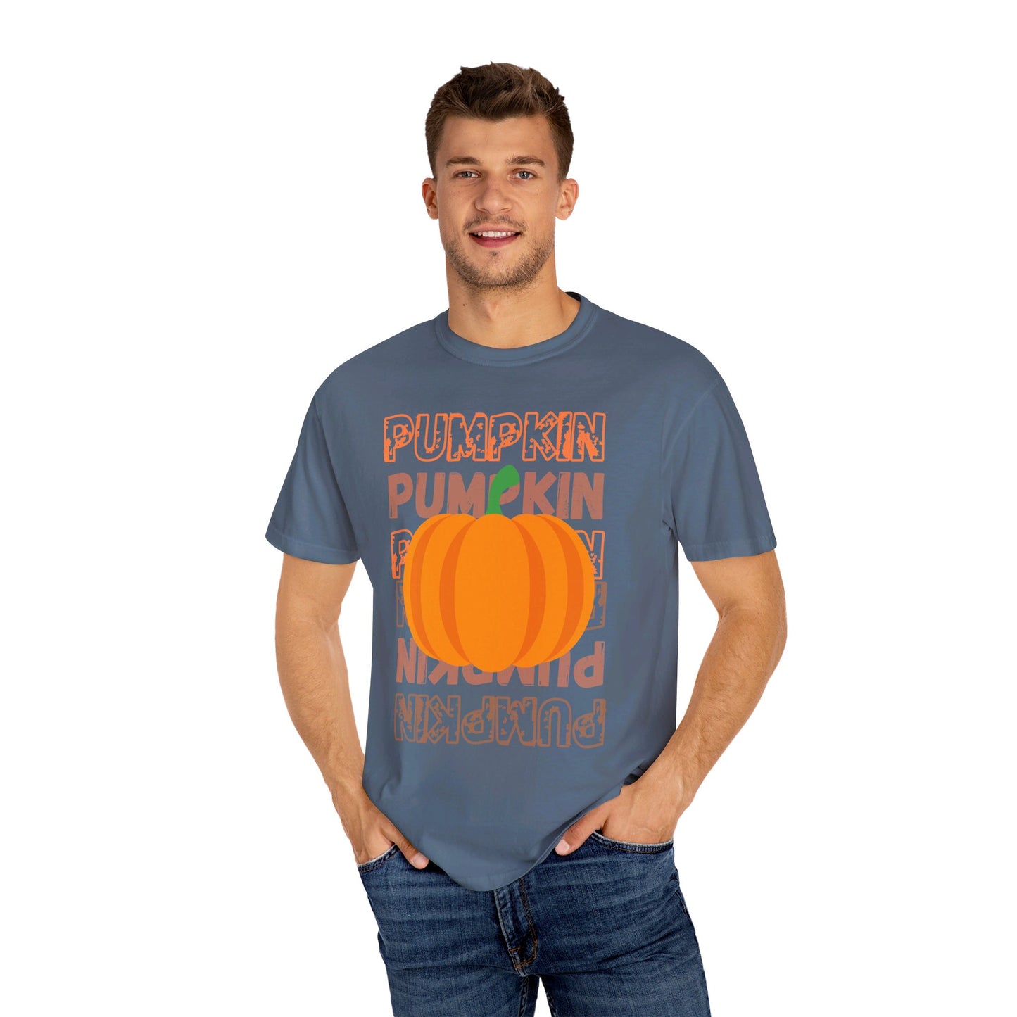 PUMPKIN Fall/Halloween Design - Unisex Garment-Dyed T-shirt